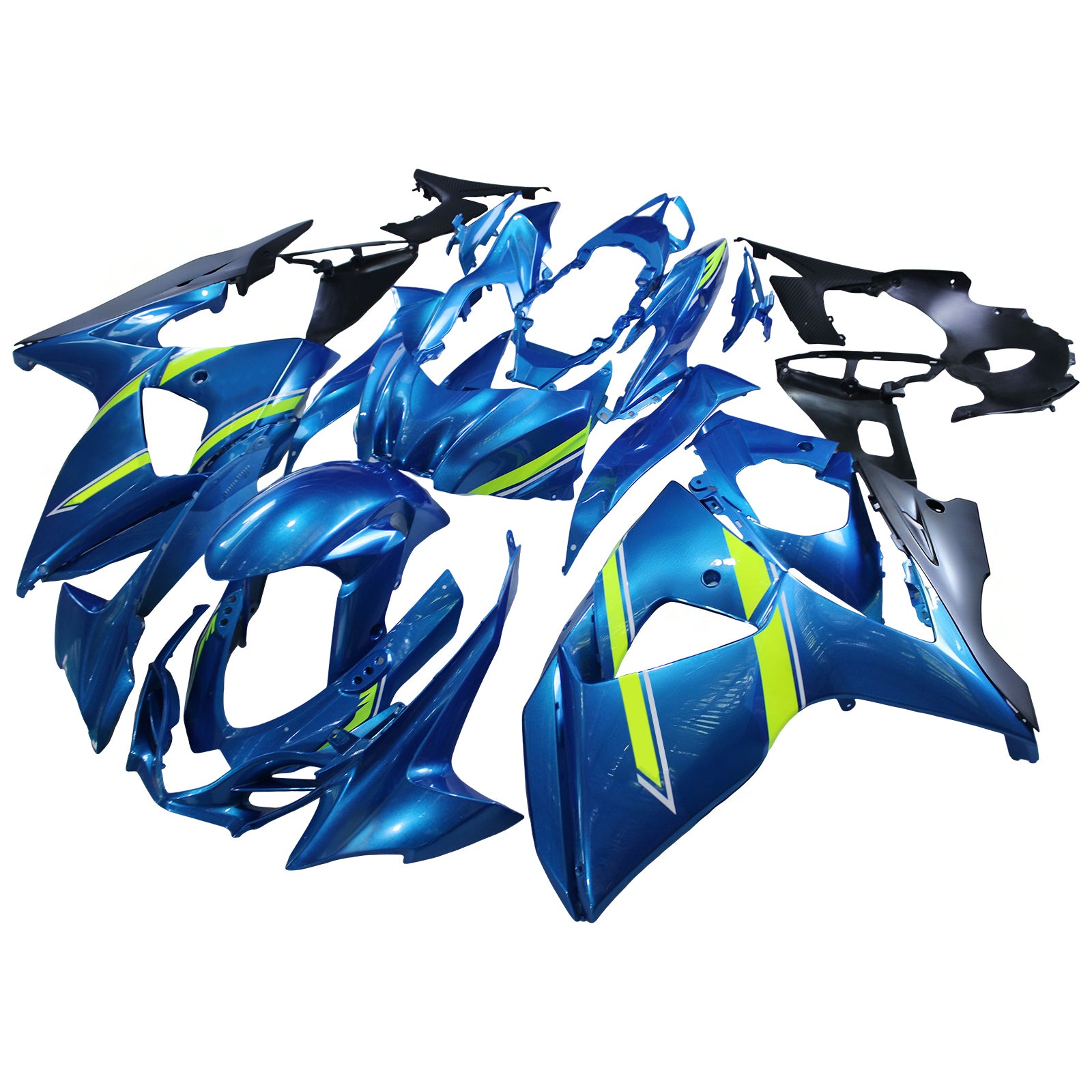 Amotopart Suzuki GSXR1000 2009-2016 K9 Kit Carénage Carrosserie Plastique ABS