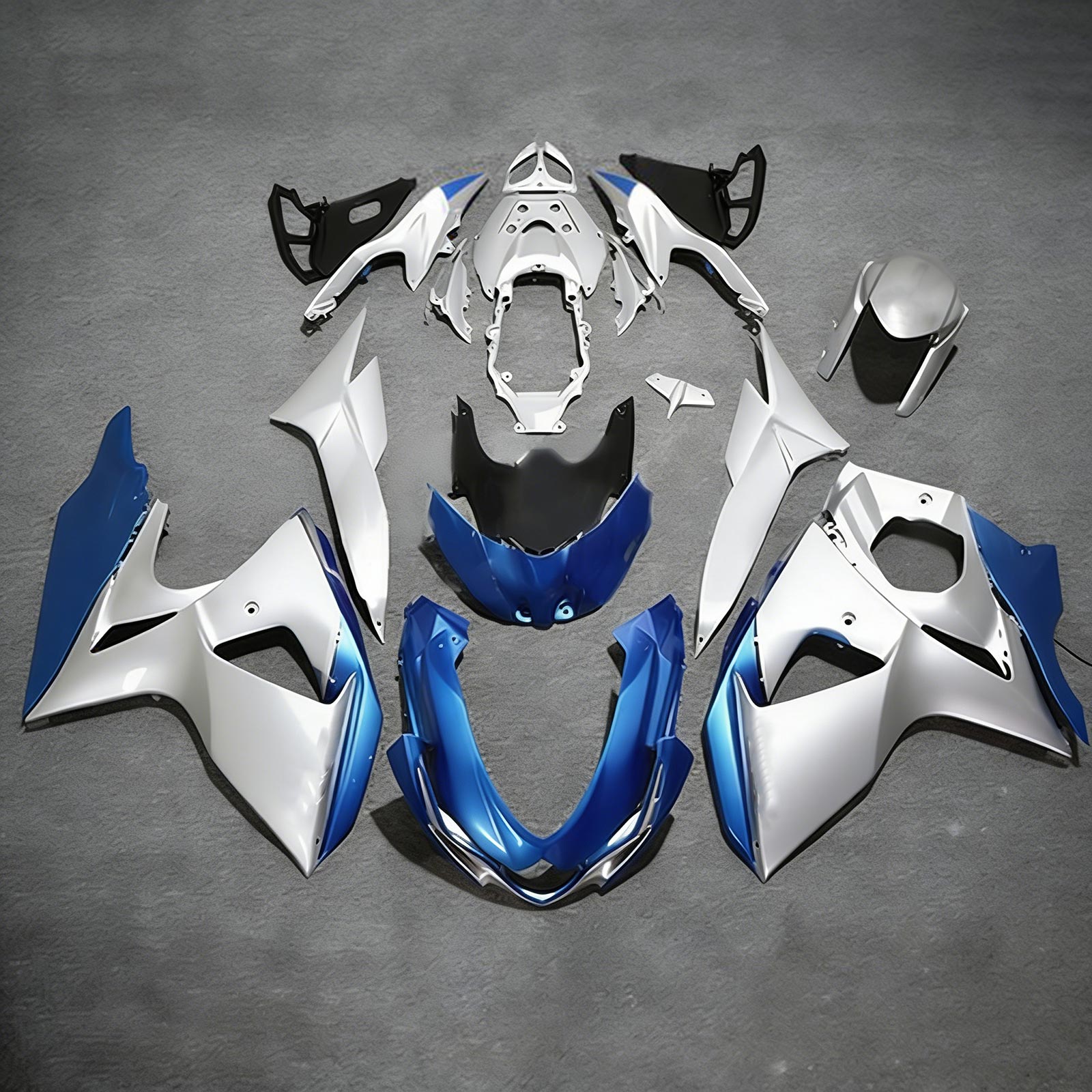 Amotopart Suzuki GSXR1000 2009-2016 K9 Kit Carénage Carrosserie Plastique ABS