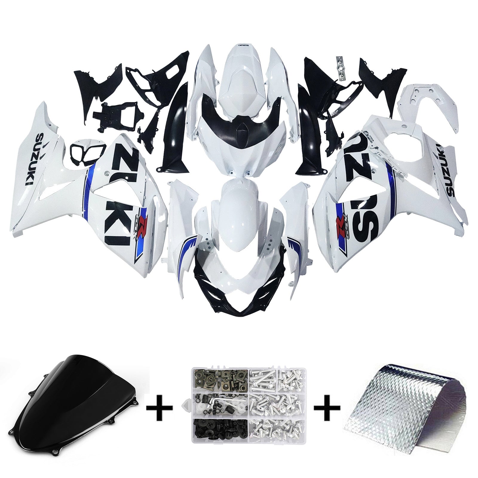 Amotopart Suzuki GSXR1000 2009-2016 K9 Kit carenatura carrozzeria in plastica ABS