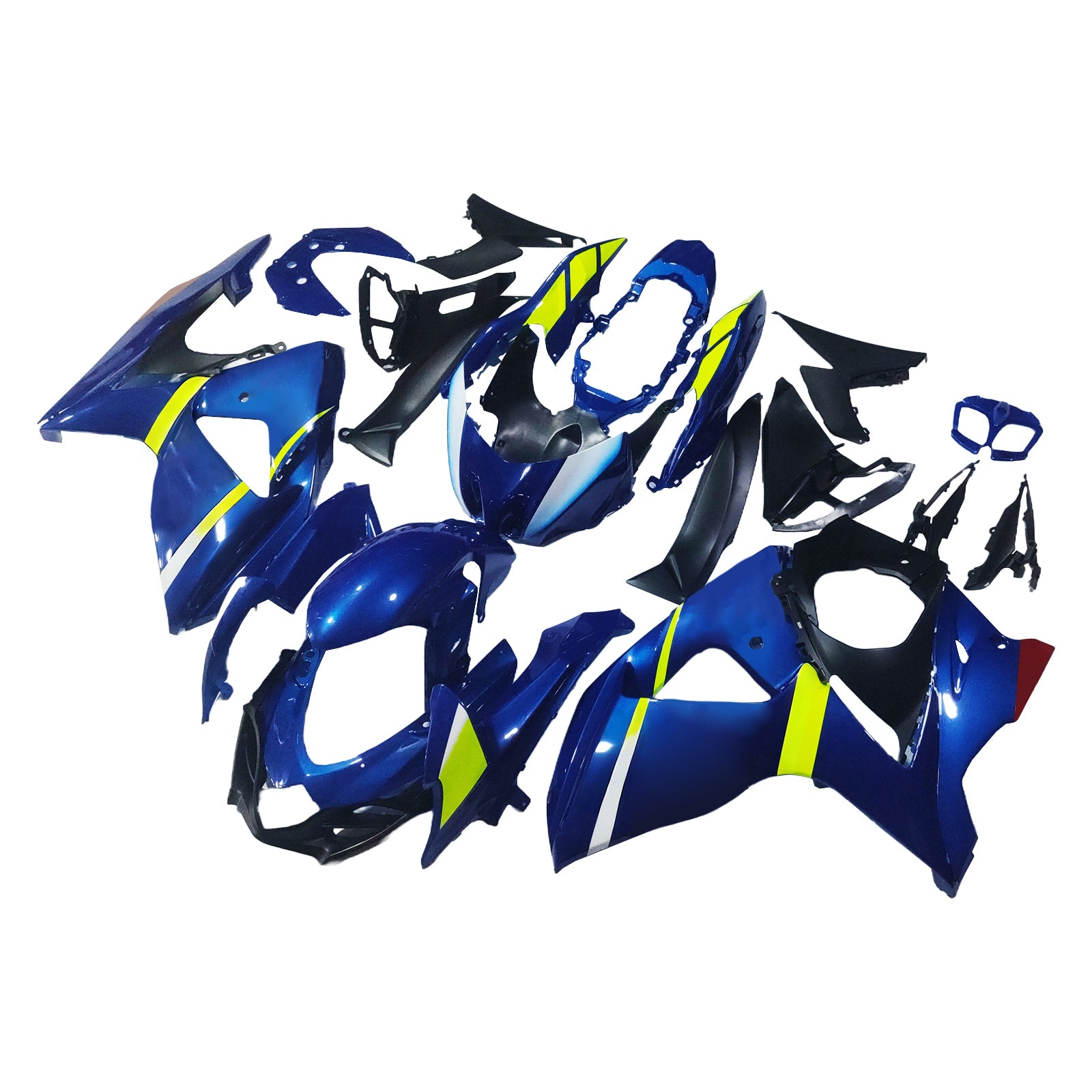 AMotopart Suzuki GSXR1000 2009-2016 K9 Kit Carénage Carrosserie Plastique ABS