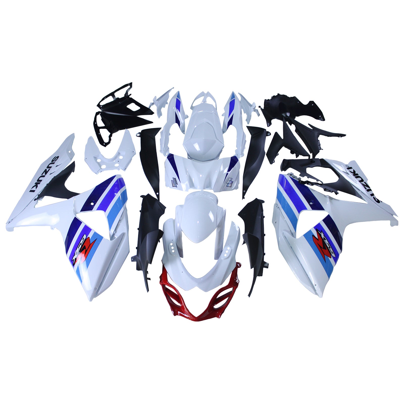 Amotopart Suzuki GSXR1000 2009-2016 K9 Kit carenatura carrozzeria in plastica ABS