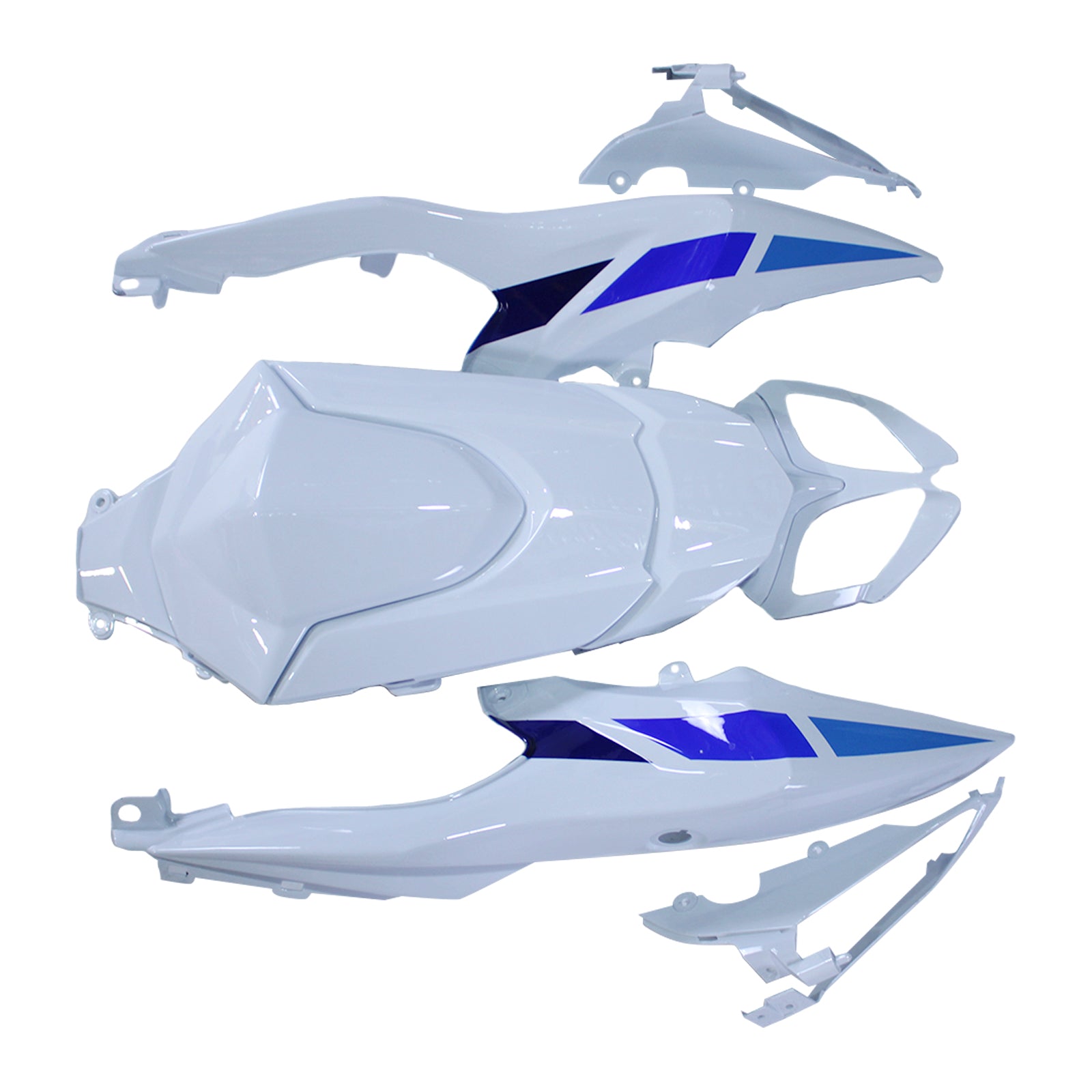 Amotopart Suzuki GSXR1000 2009-2016 K9 Kit Carénage Carrosserie Plastique ABS