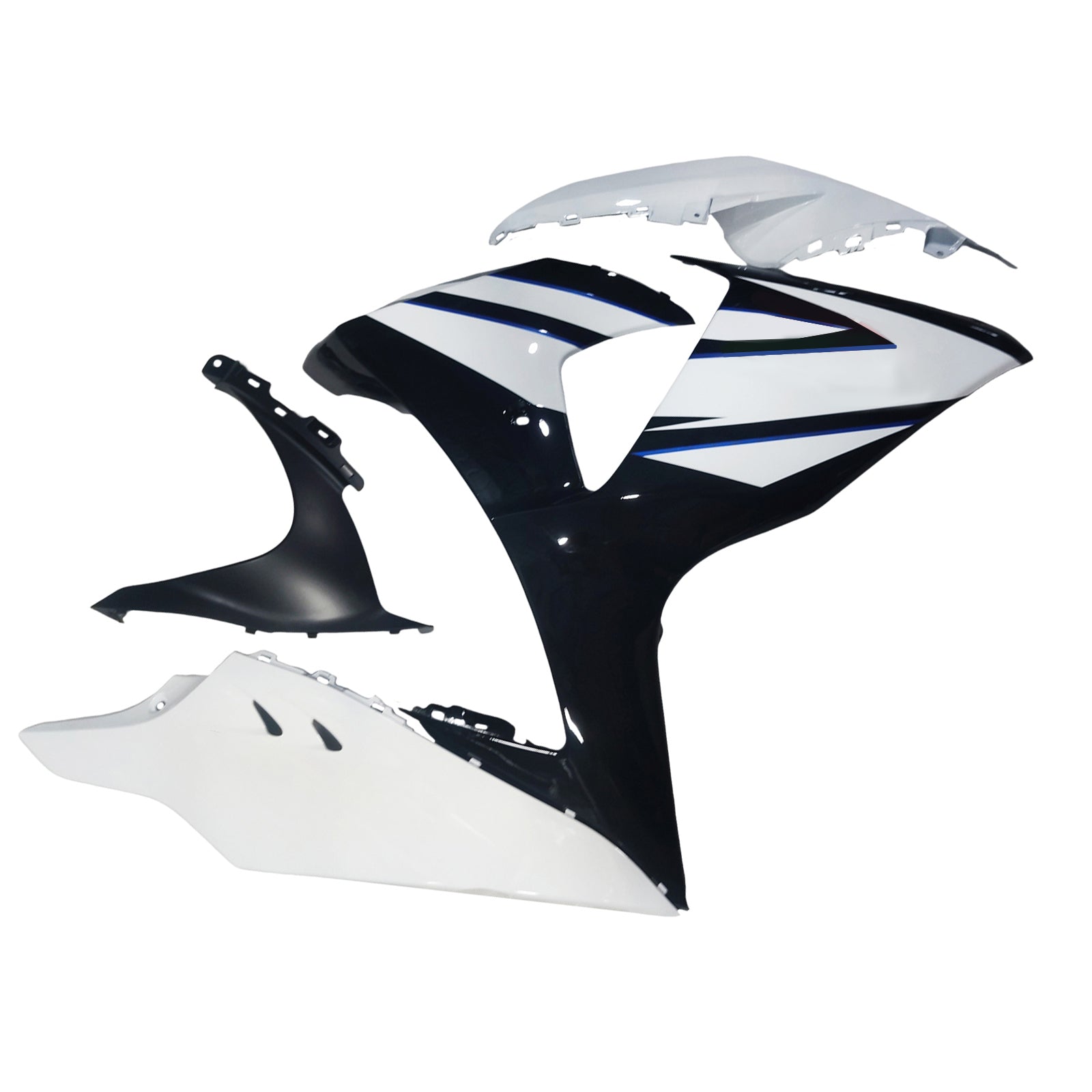 Amotopart Suzuki GSXR1000 2009-2016 K9 Kit Carénage Carrosserie Plastique ABS