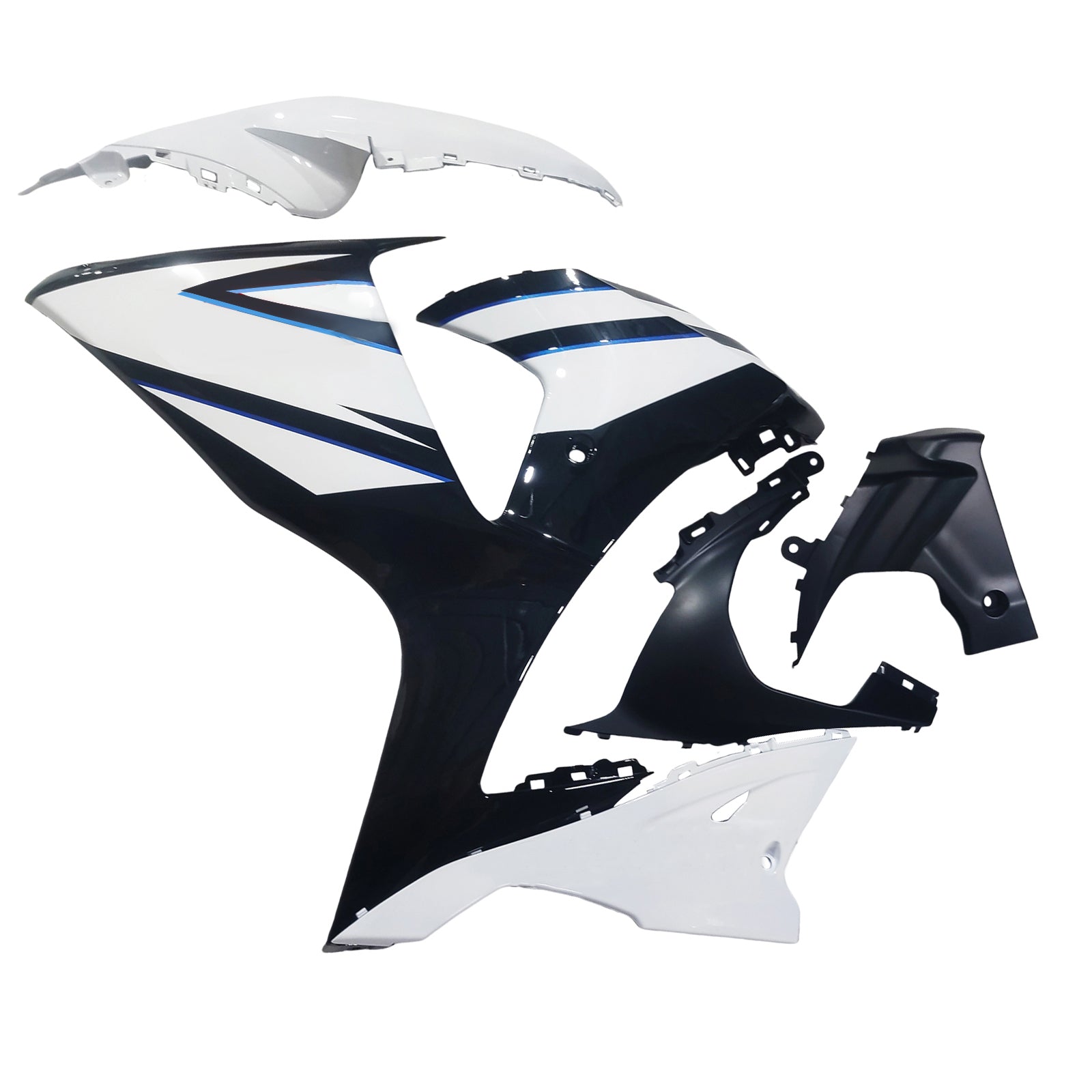 Amotopart Suzuki GSXR1000 2009-2016 K9 Kit Carénage Carrosserie Plastique ABS