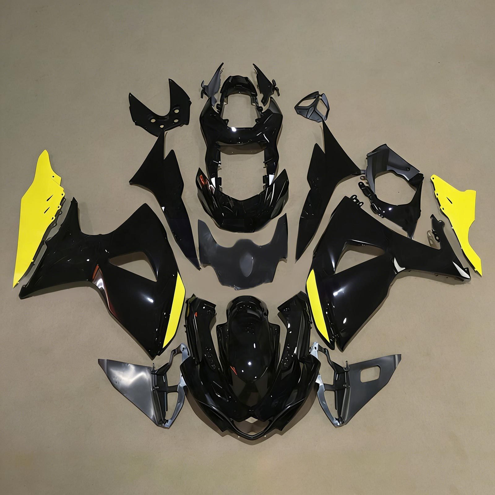 Amotopart Suzuki GSXR1000 2009-2016 K9 Kit Carénage Carrosserie Plastique ABS