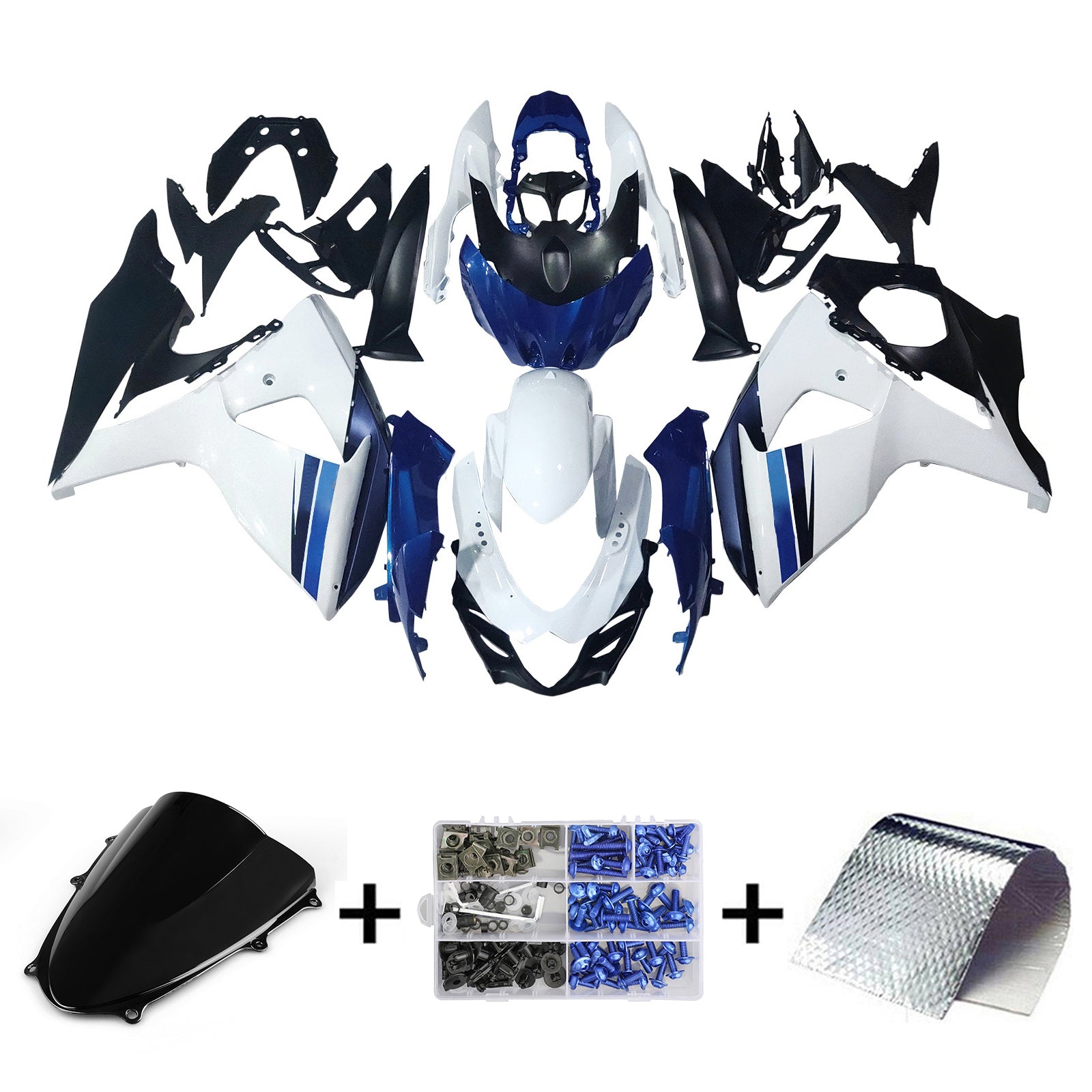Amotopart Suzuki GSXR1000 2009-2016 K9 Kit Carrosserie plastični abs