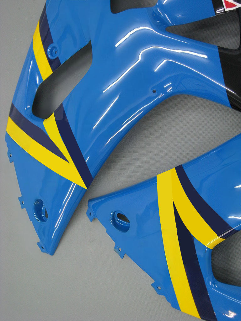 Carénages Amotopart 2001-2003 Suzuki GSXR 600 Bleu Noir Rizla GSXR Generic