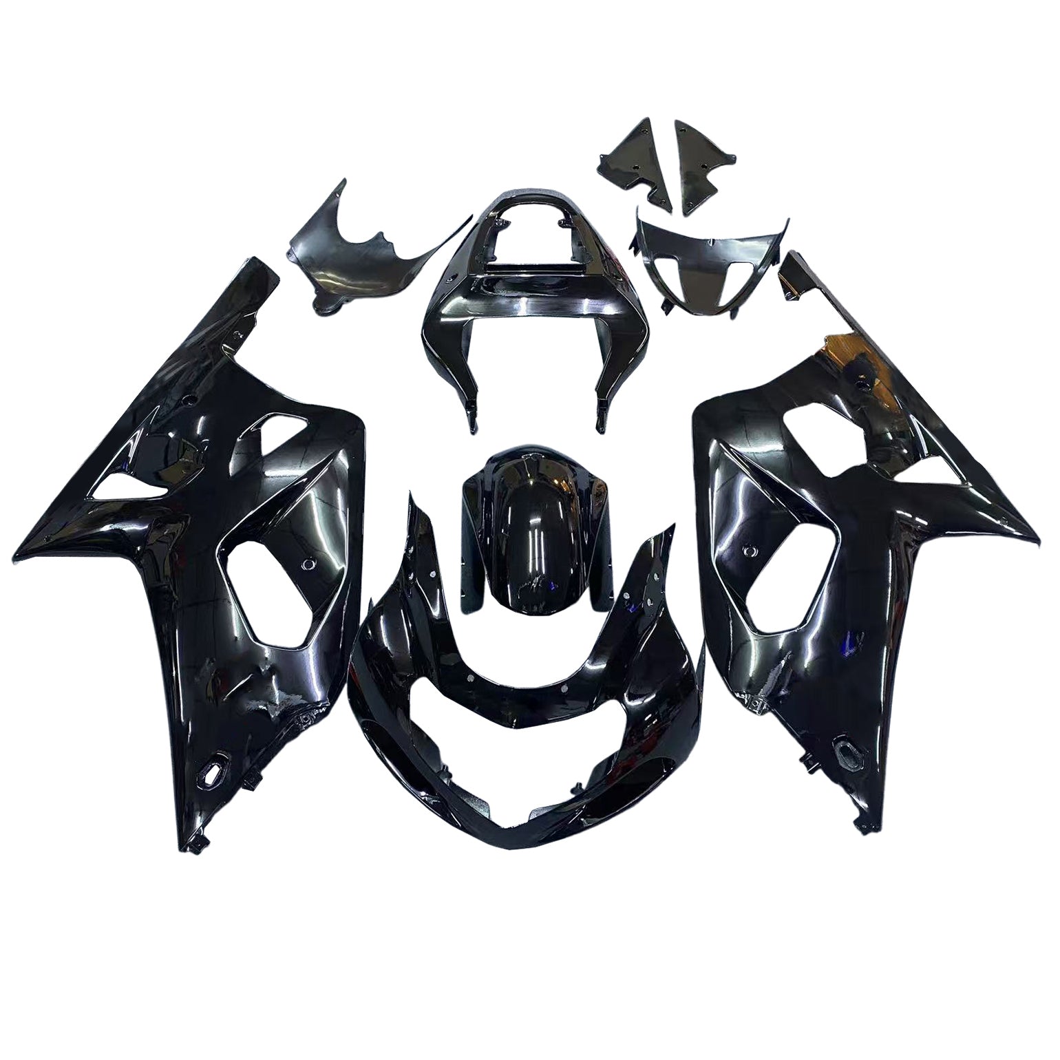 Carénages Amotopart 2001-2003 Suzuki GSXR 600 Noir GSXR Generic