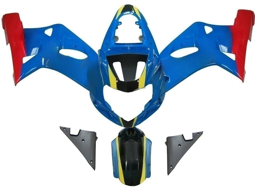 Carenados Amotopart 2001-2003 Suzuki GSXR 600 Azul Rojo Rizla GSXR Genérico