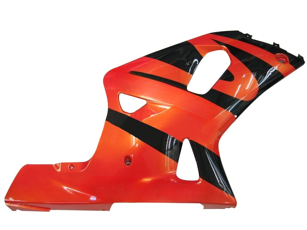 Carenado Amotopart 2001-2003 Suzuki GSXR 600 Naranja Metálico y Negro GSXR Genérico