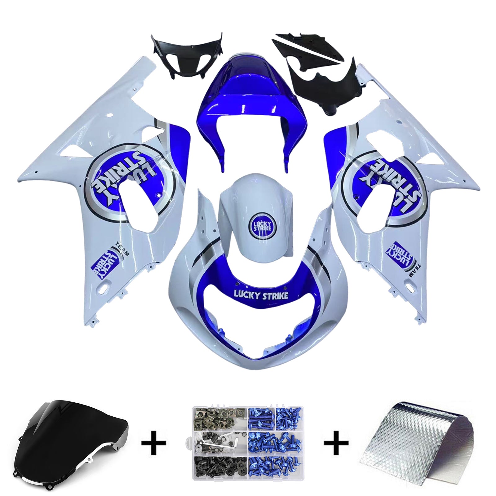 2001-2003 Suzuki GSXR600 2000-2003 GSXR750 K1 Zestaw owiewek wtryskowych nadwozia