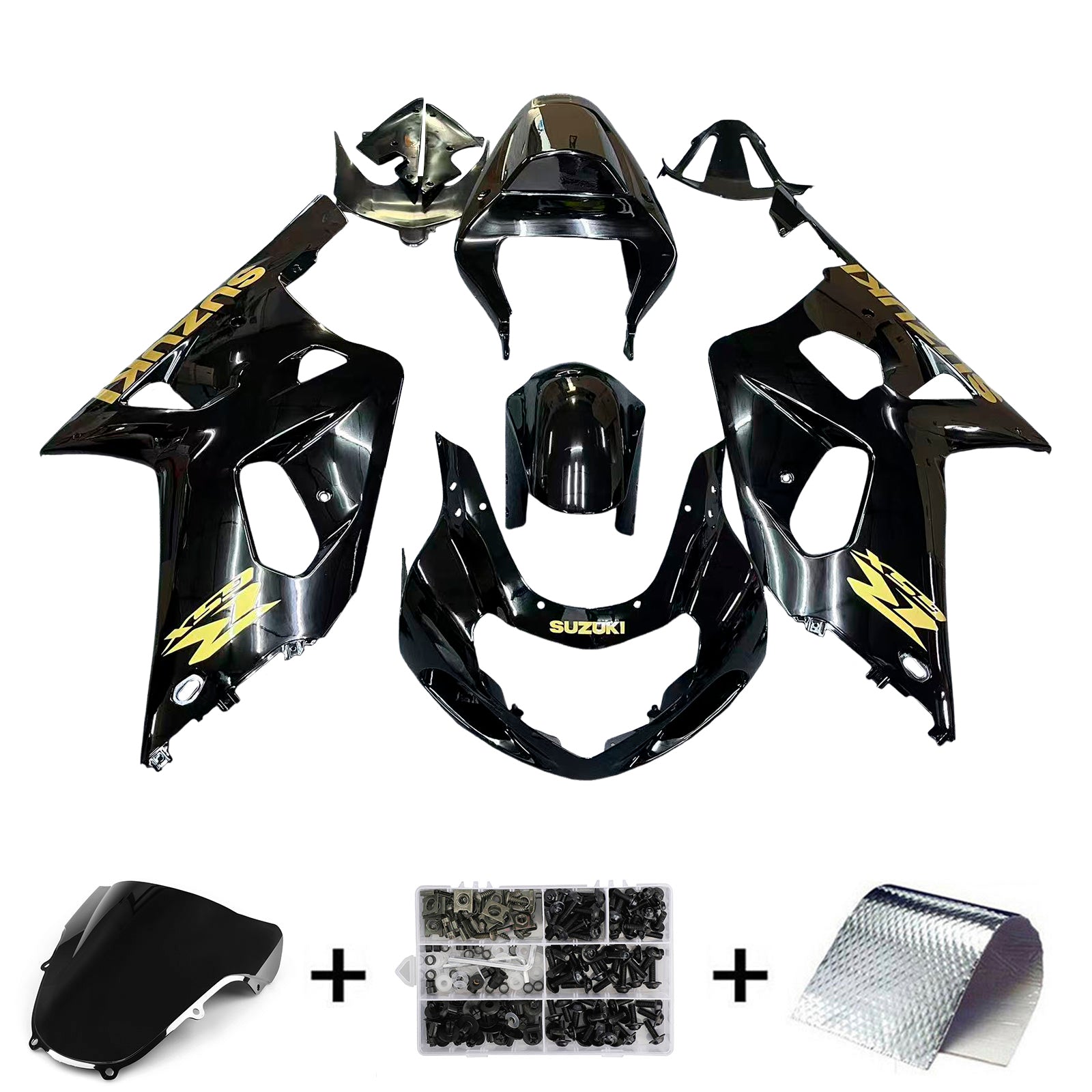 2001-2003 Suzuki GSXR600 2000-2003 GSXR750 K1 Kit de carenado de inyección de carrocería