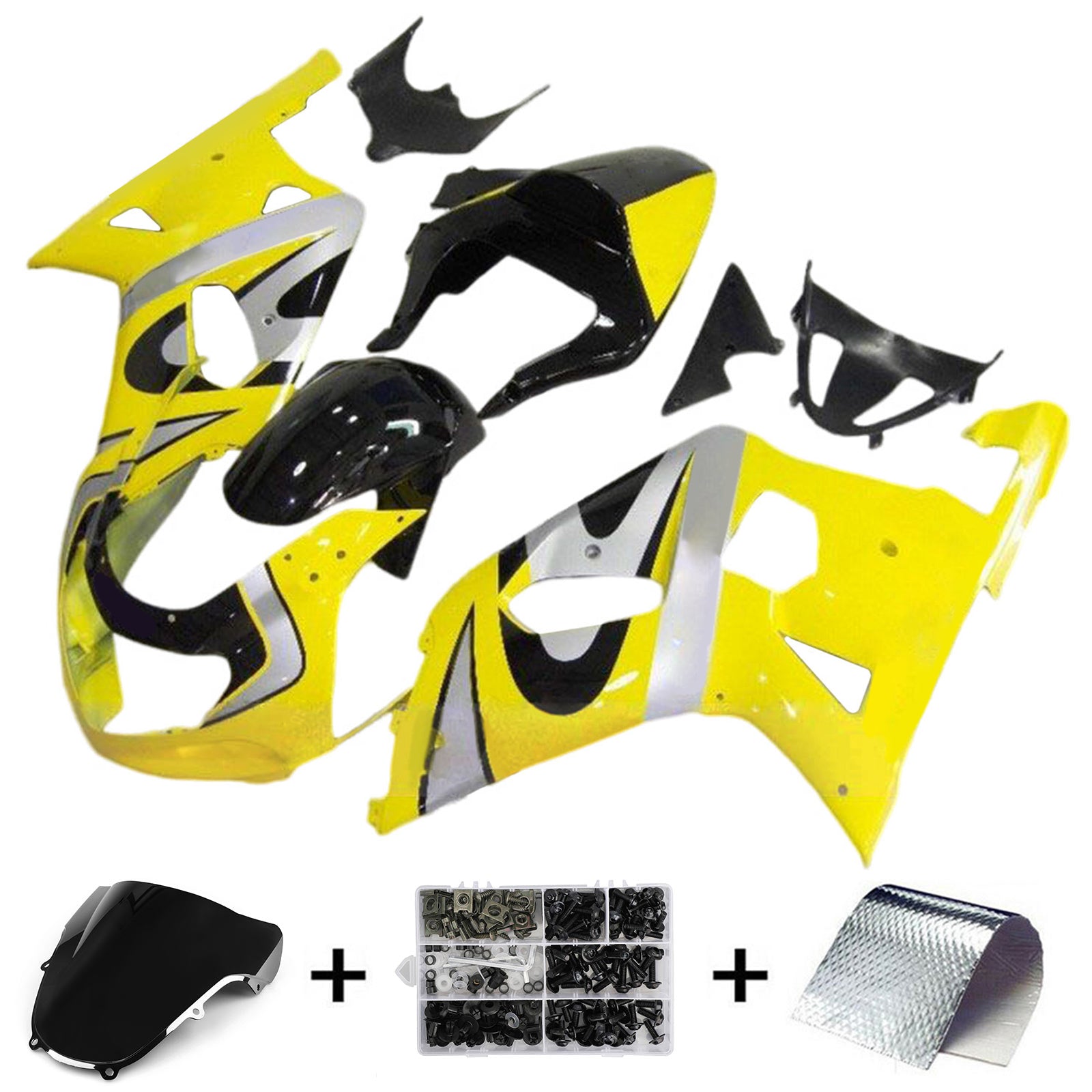 2001-2003 Suzuki GSXR600 GSXR750 2000-2003 K1 Kit de carénage d'injection carrosserie