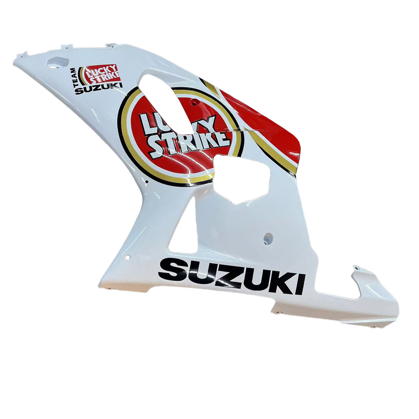 Amotopart stroomlijnkappen 2001-2003 Suzuki GSXR 750 wit rood Lucky Strike generiek