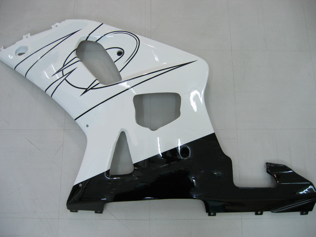 Amotopart Fairings 2001-2003 Suzuki GSXR 750 Valkoinen Musta Alstare Corona Generic
