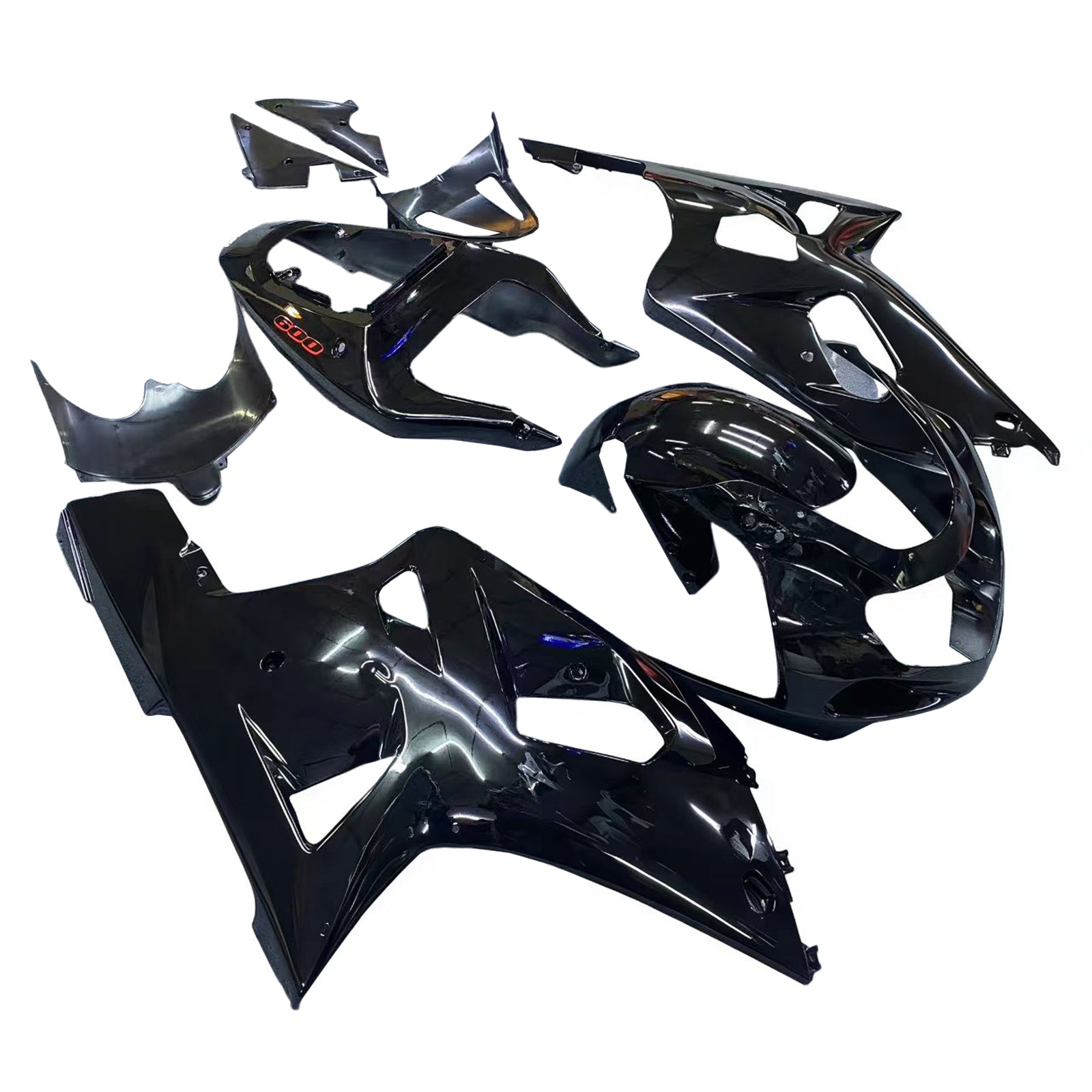 Carénages Amotopart 2001-2003 Suzuki GSXR 750 Noir GSXR Generic