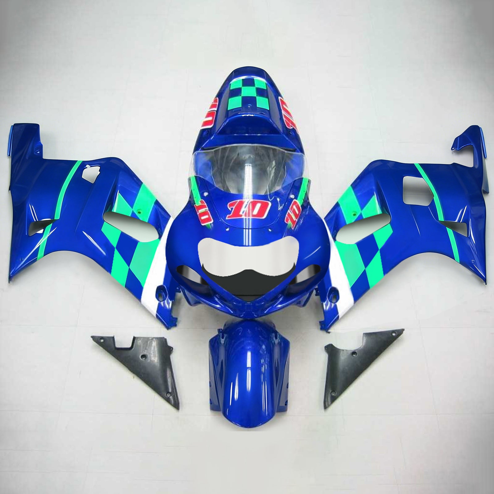 Amotopart Suzuki GSXR750 2001-2003 ABS muovinen korin suojasarja