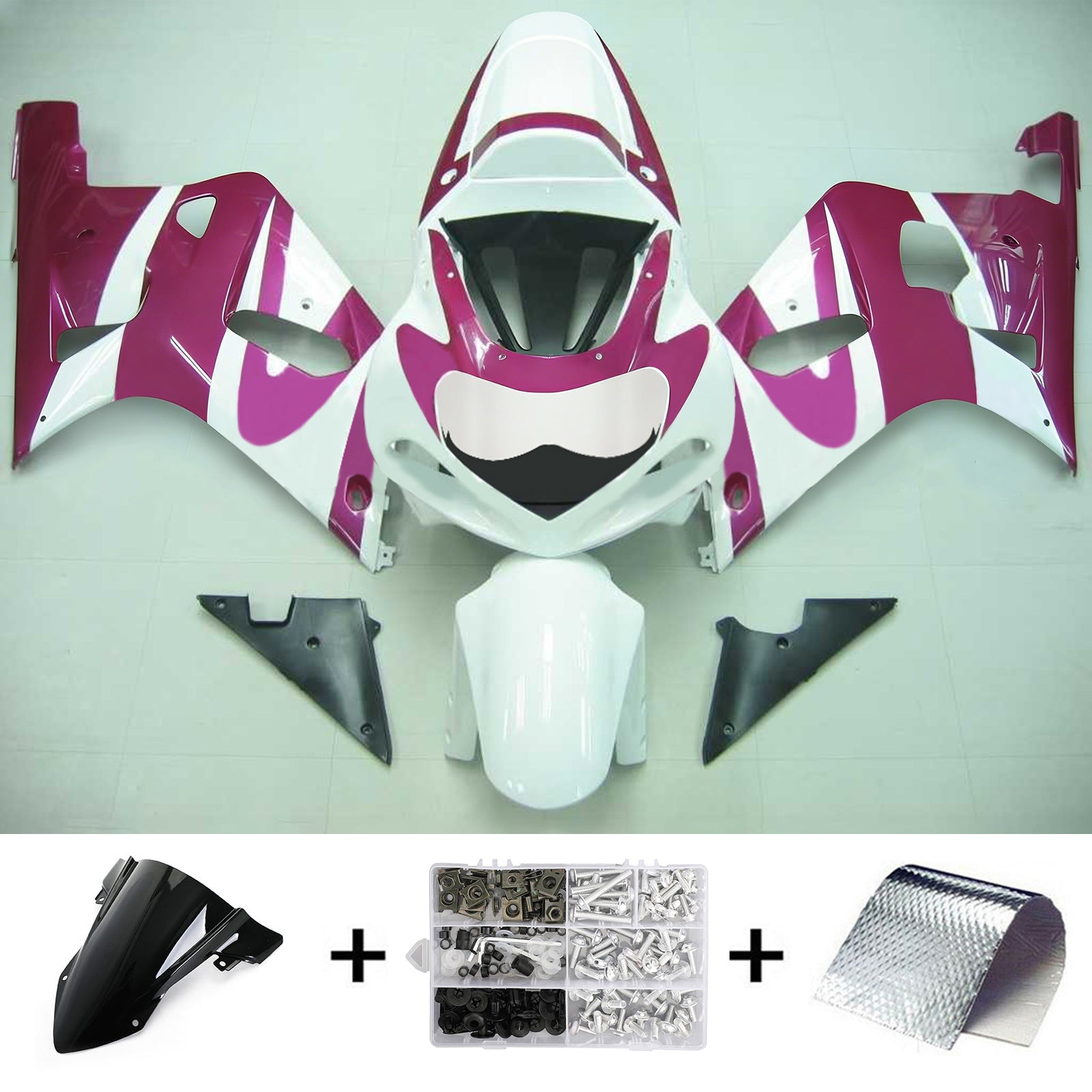 Amotopart Suzuki GSXR750 2001-2003 ABS muovinen korin suojasarja