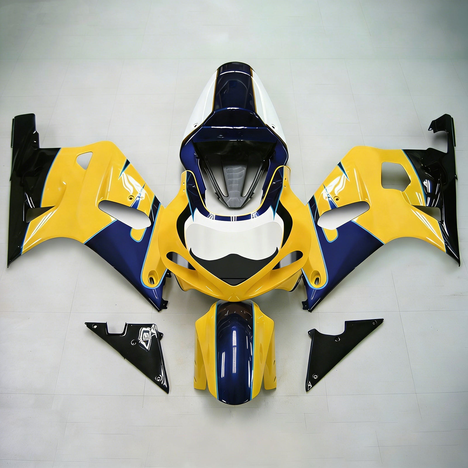 Amotopart Suzuki GSXR750 2001-2003 ABS muovinen korin suojasarja