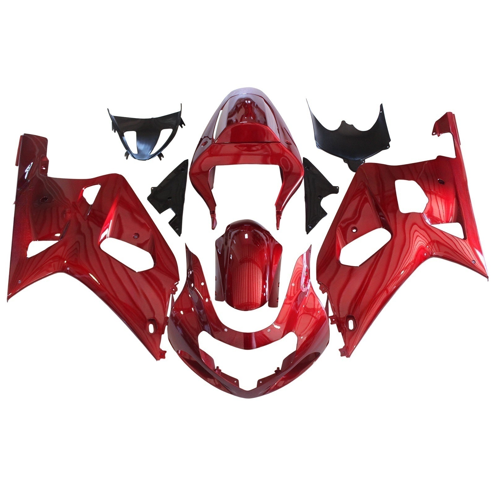 Amotopart Suzuki GSXR750 2001-2003 Kit carenatura carrozzeria in plastica ABS