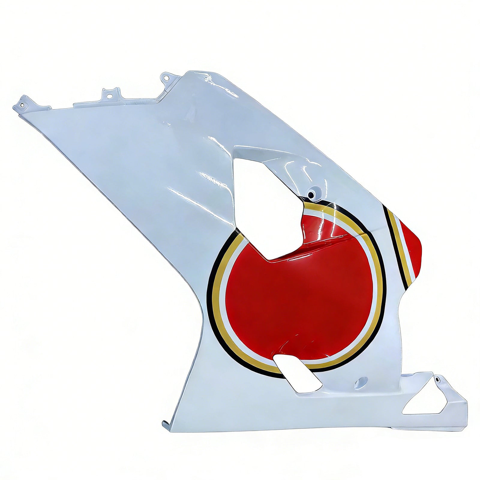Carenados Amotopart 2004-2005 Suzuki GSXR 600 750 Blanco y Rojo Lucky Strike Genérico