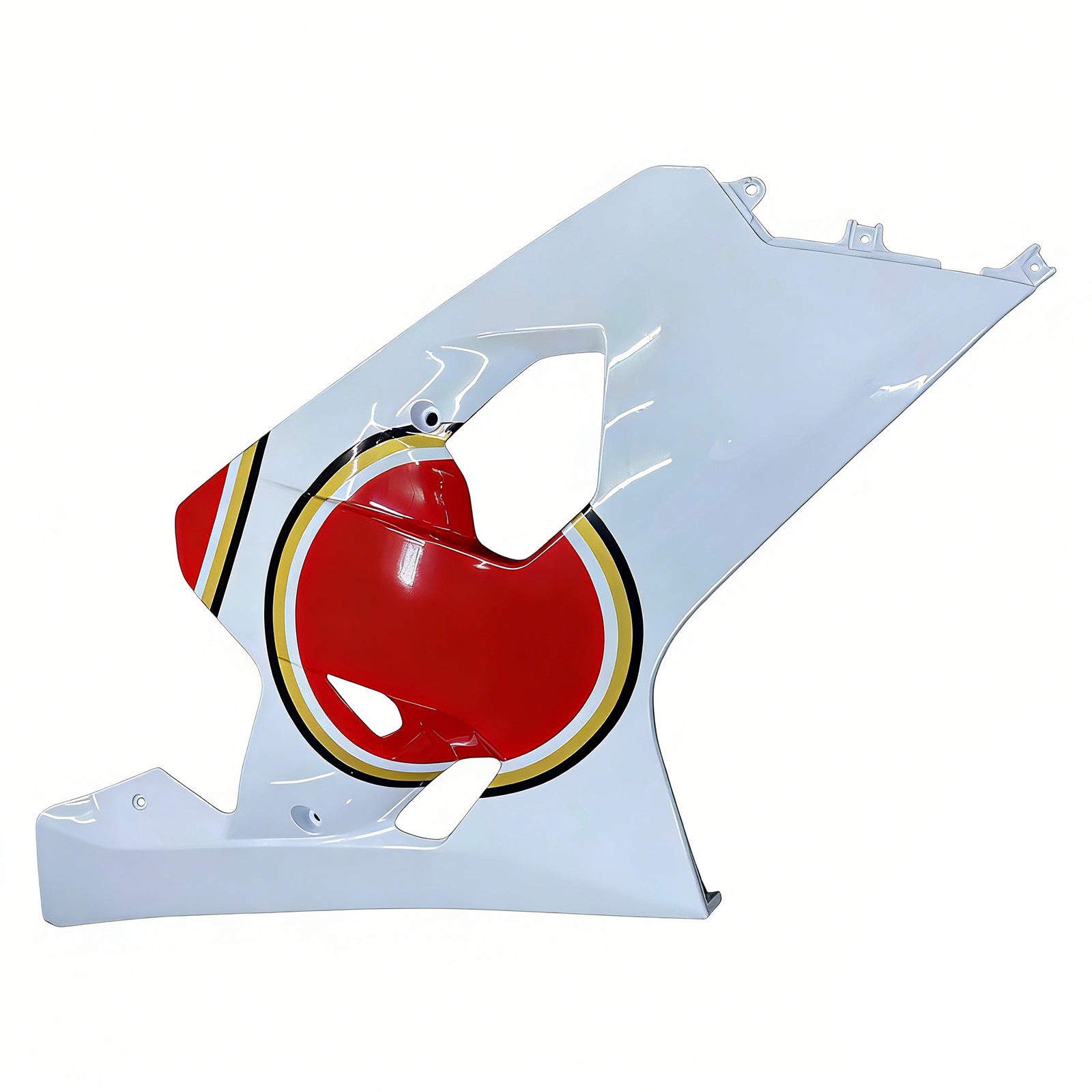 Carenados Amotopart 2004-2005 Suzuki GSXR 600 750 Blanco y Rojo Lucky Strike Genérico