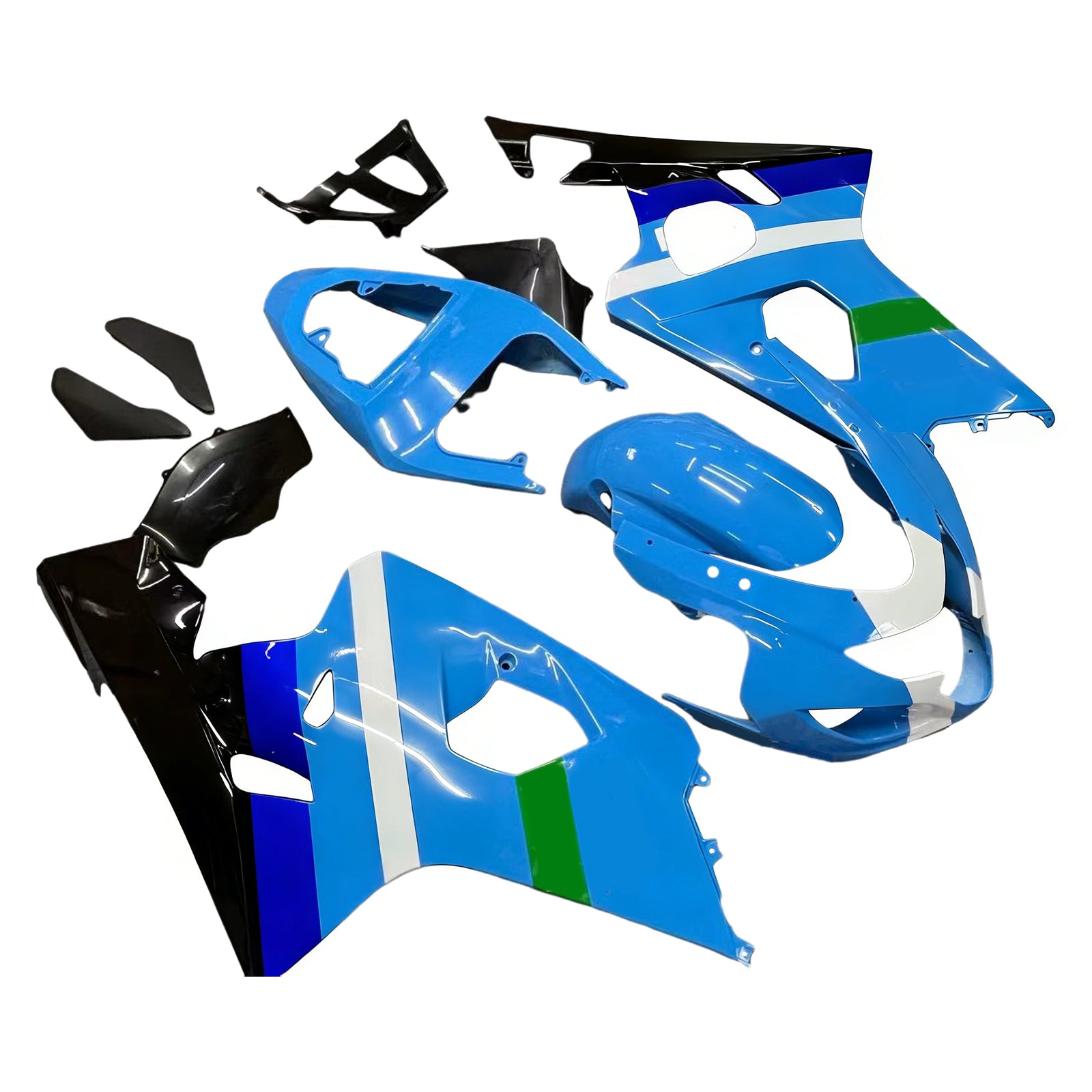 Amotopart stroomlijnkappen 2004-2005 Suzuki GSXR 600 750 Blauw Rizla Suzuki GSXR Generiek