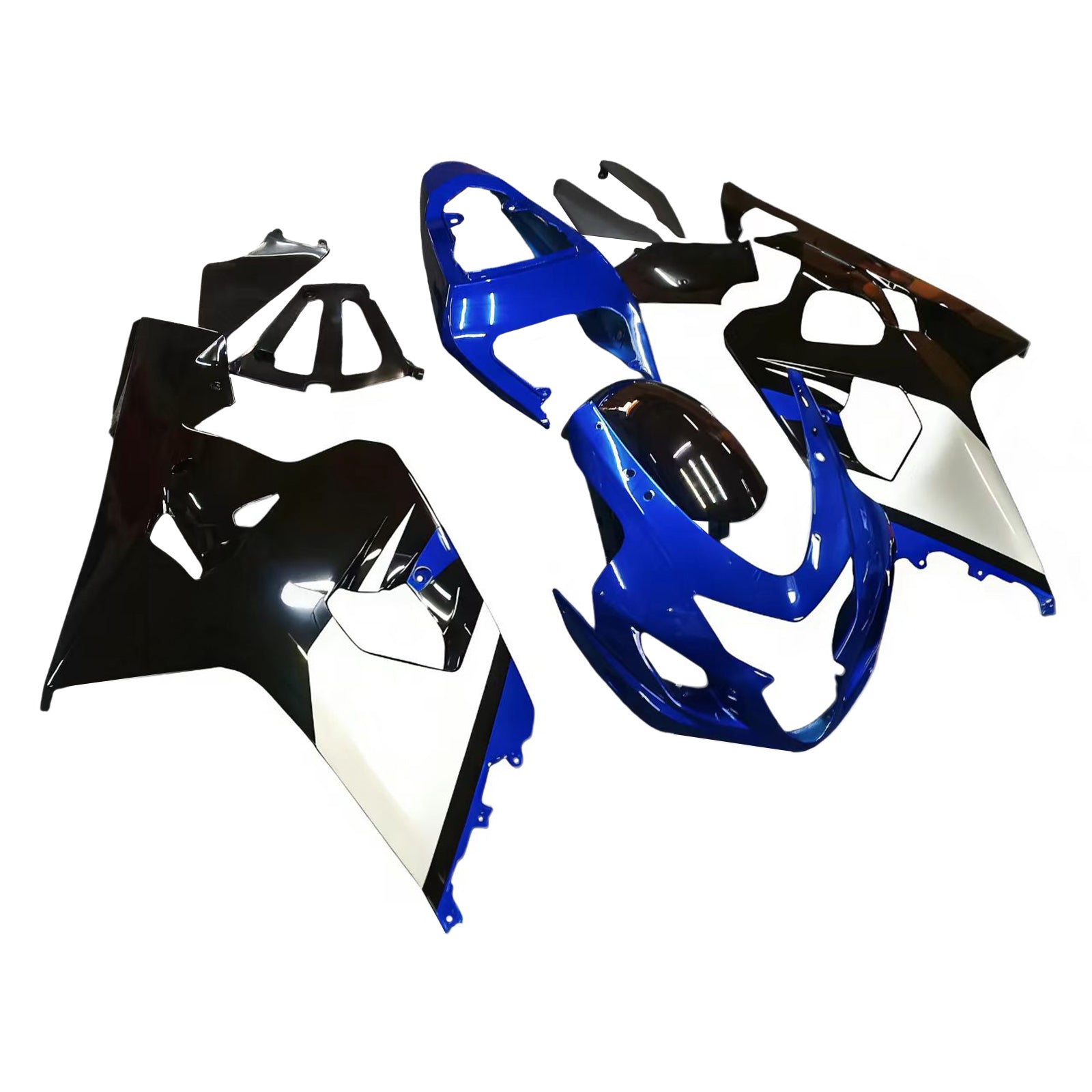 Carénages Amotopart 2004-2005 Suzuki GSXR 600 750 Bleu Noir Suzuki GSXR Generic
