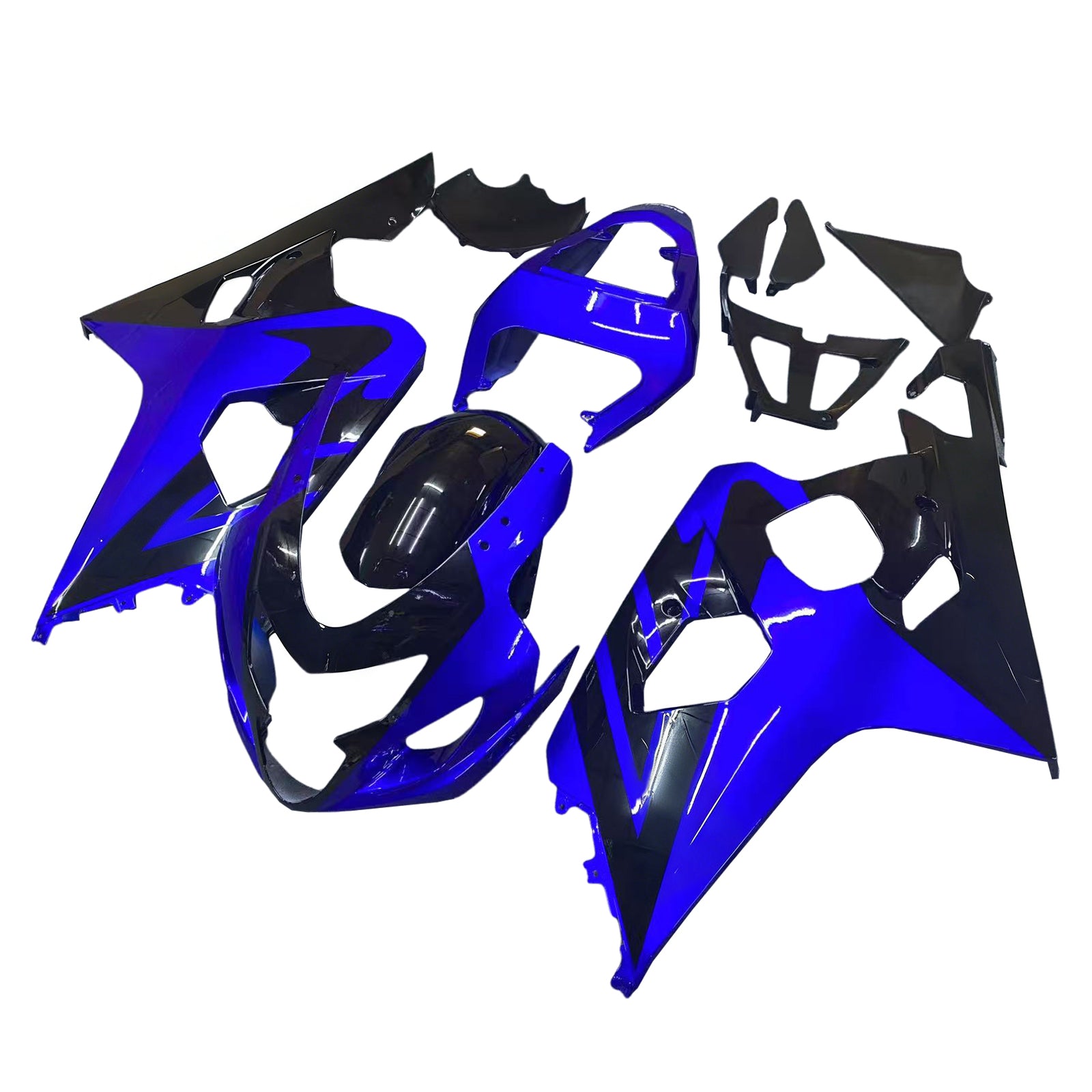 Amotopart Stroomlijnkappen 2004-2005 Suzuki GSXR 600 750 Blauw Zwart GSXR Generiek