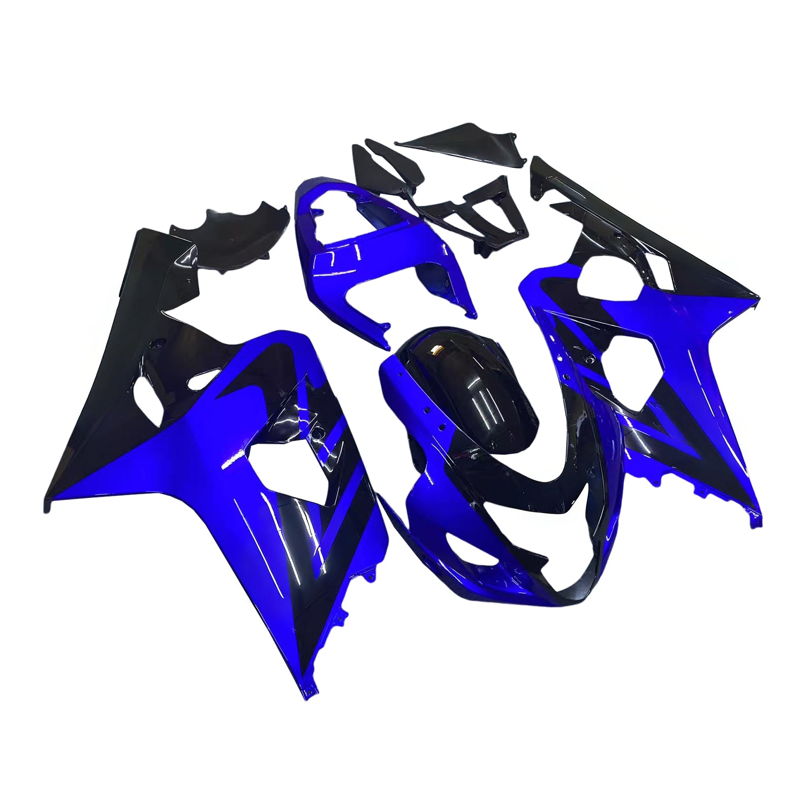 Owiewki Amotopart 2004-2005 Suzuki GSXR 600 750 Niebieski Czarny GSXR Generic