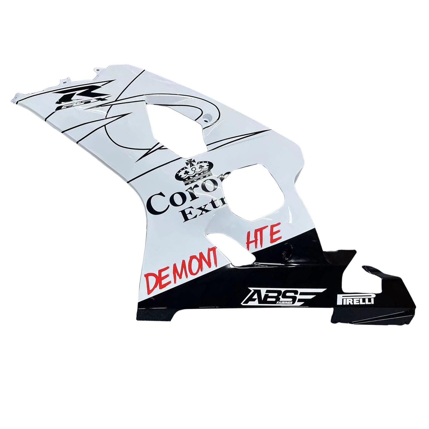 Amotopart Suzuki GSXR 600/750 2004-2005 K4 ABS kunststof carrosseriekuipset