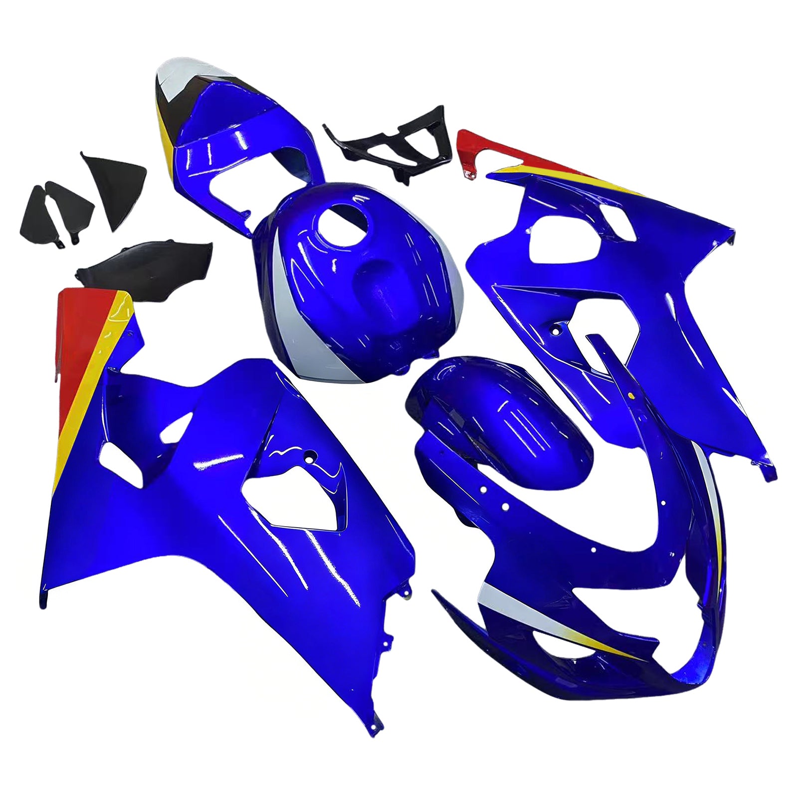 Amotopart Suzuki GSXR 600/750 2004-2005 K4 ABS muovinen korin suojasarja