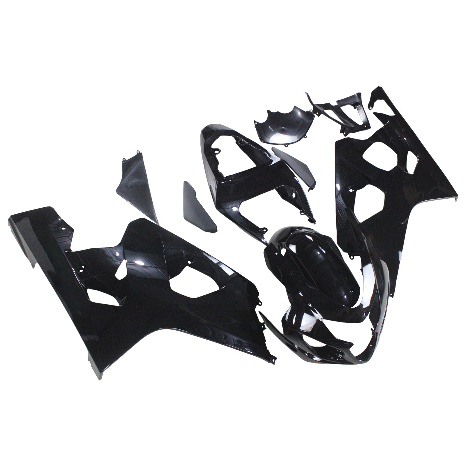 Amotopart Suzuki GSXR 600/750 2004-2005 Kit Carénage Carrosserie Plastique ABS