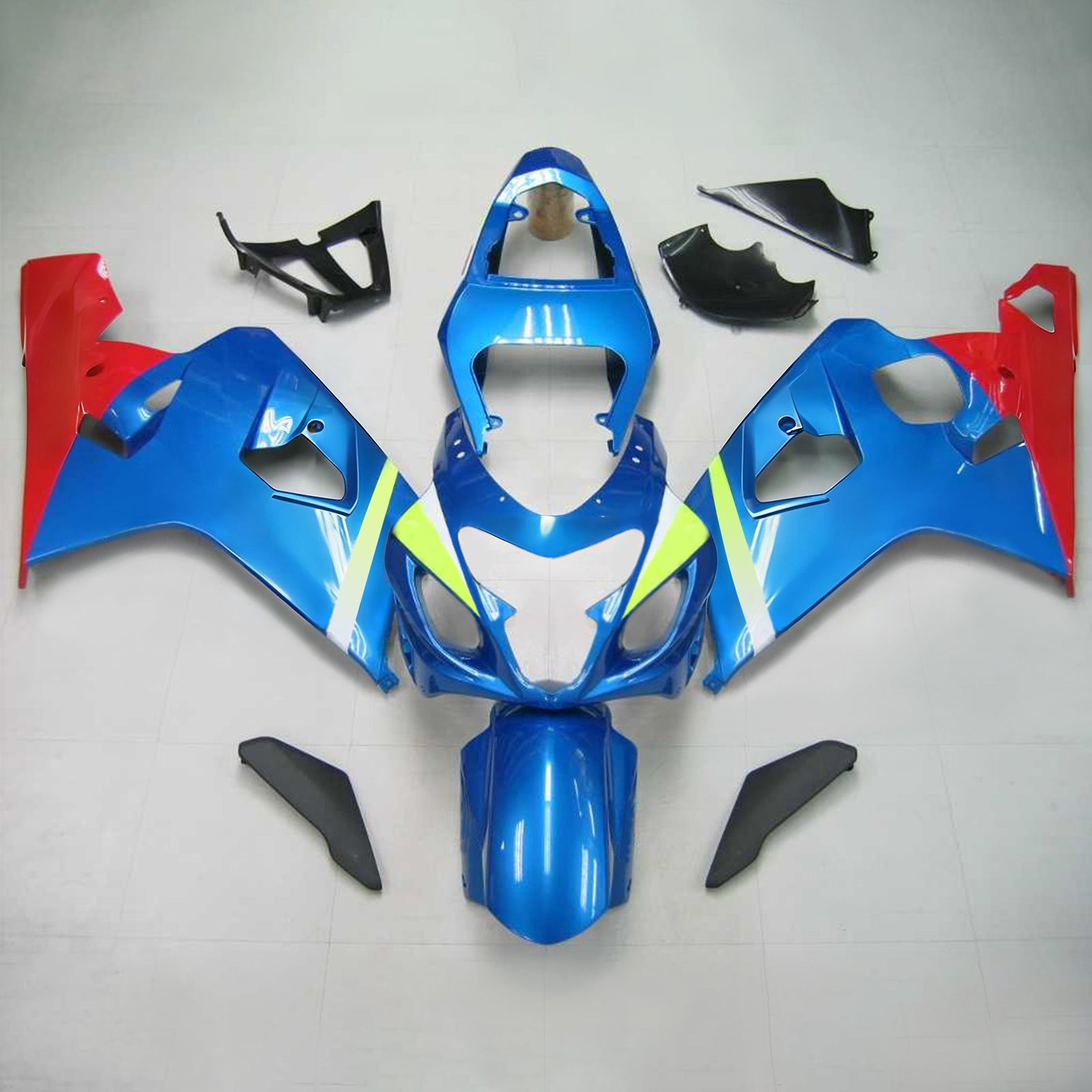 Amotopart Suzuki GSXR 600/750 2004-2005 ABS kunststof carrosseriekuipset K4