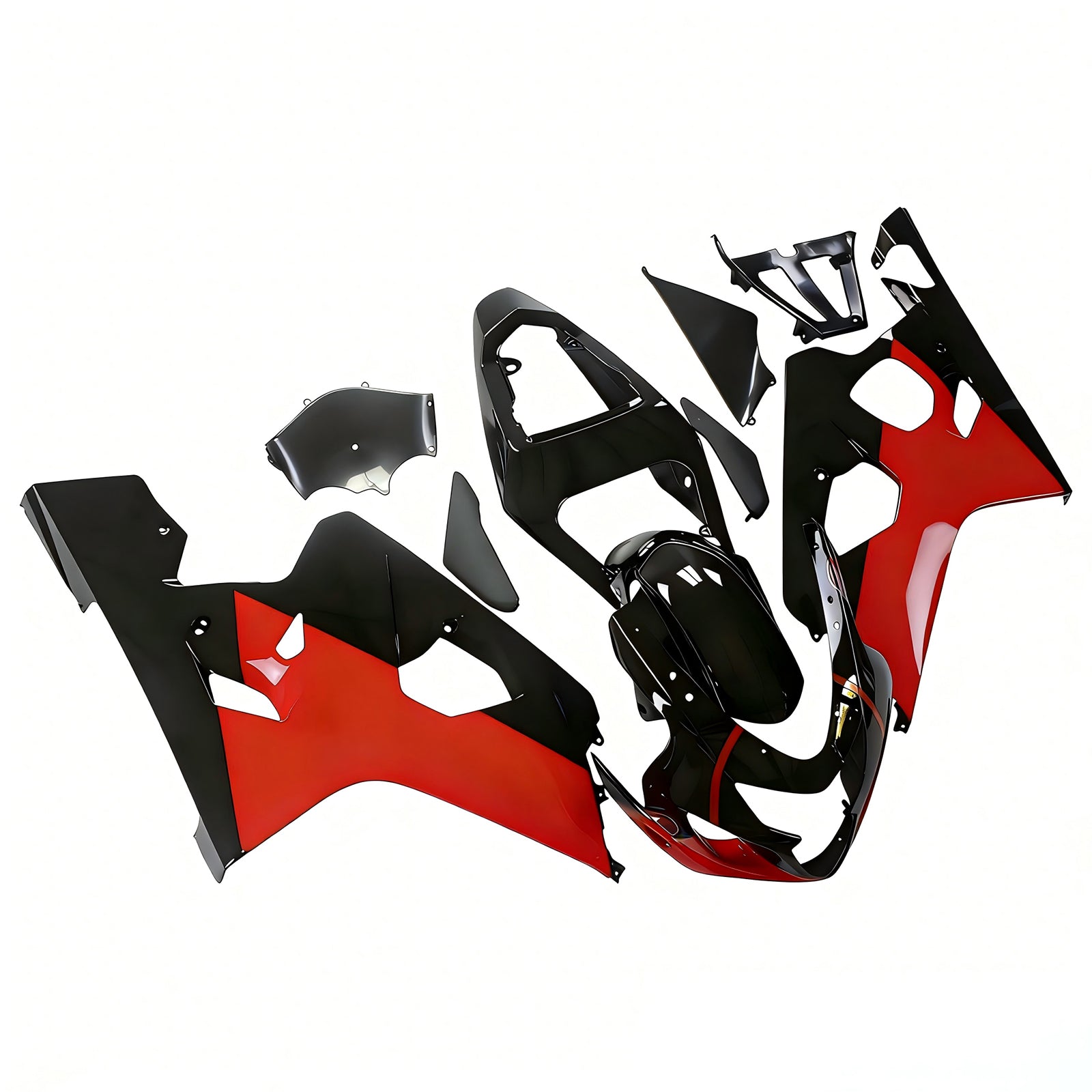Amotopart Suzuki GSXR 600/750 2004-2005 Zestaw owiewek plastikowych ABS
