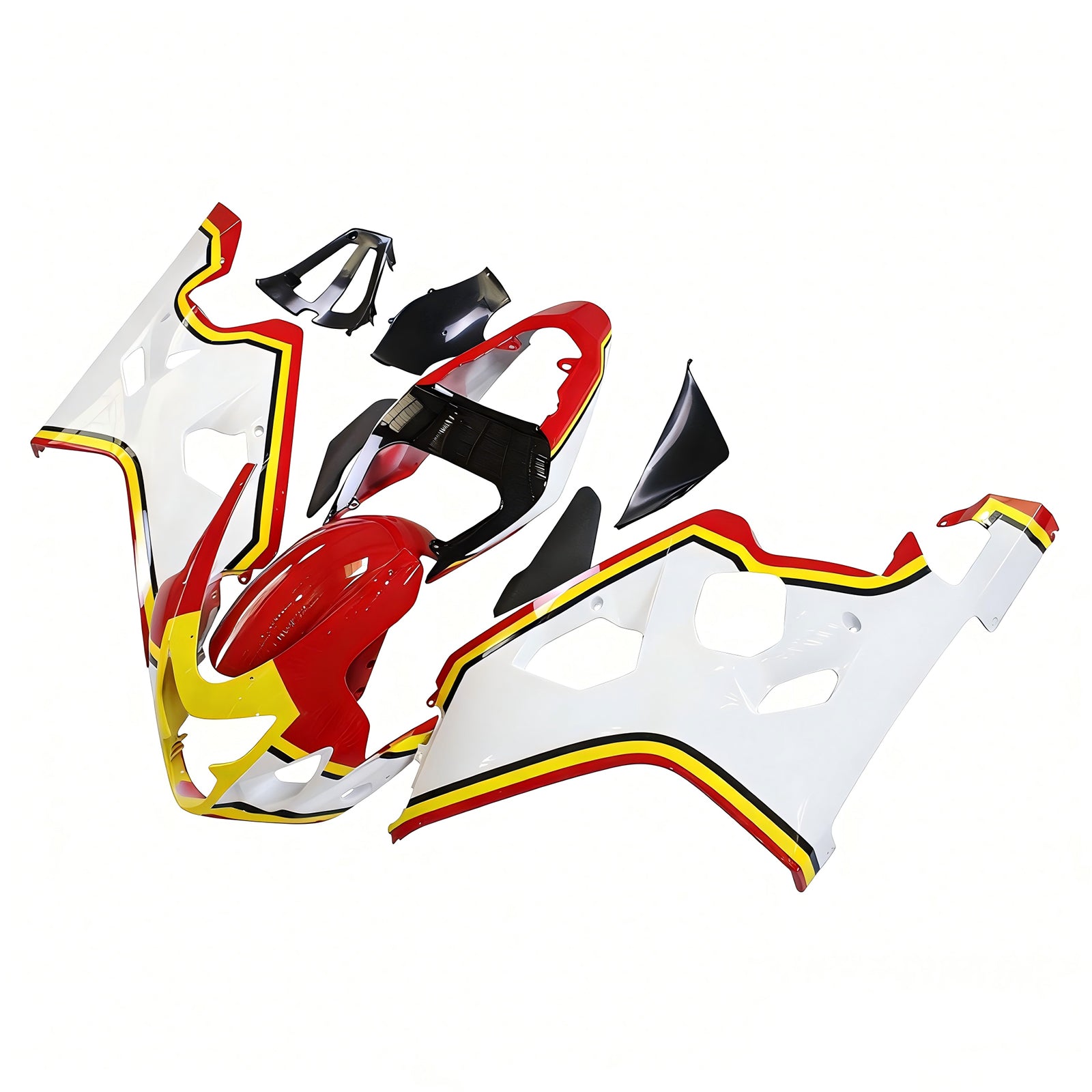 Amotopart Suzuki GSXR 600/750 2004-2005 Kit Carénage Carrosserie Plastique ABS