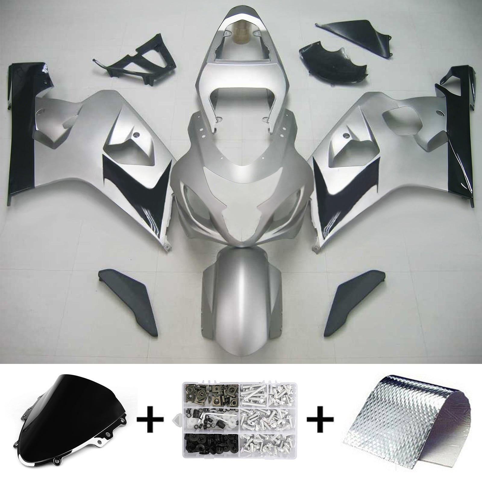 Amotopart Suzuki GSXR 600/750 2004-2005 ABS kunststof carrosseriekuipset