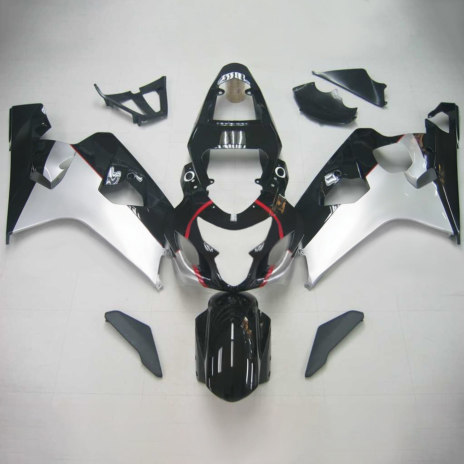 Amotopart Suzuki GSXR 600/750 2004-2005 ABS kunststof carrosseriekuipset
