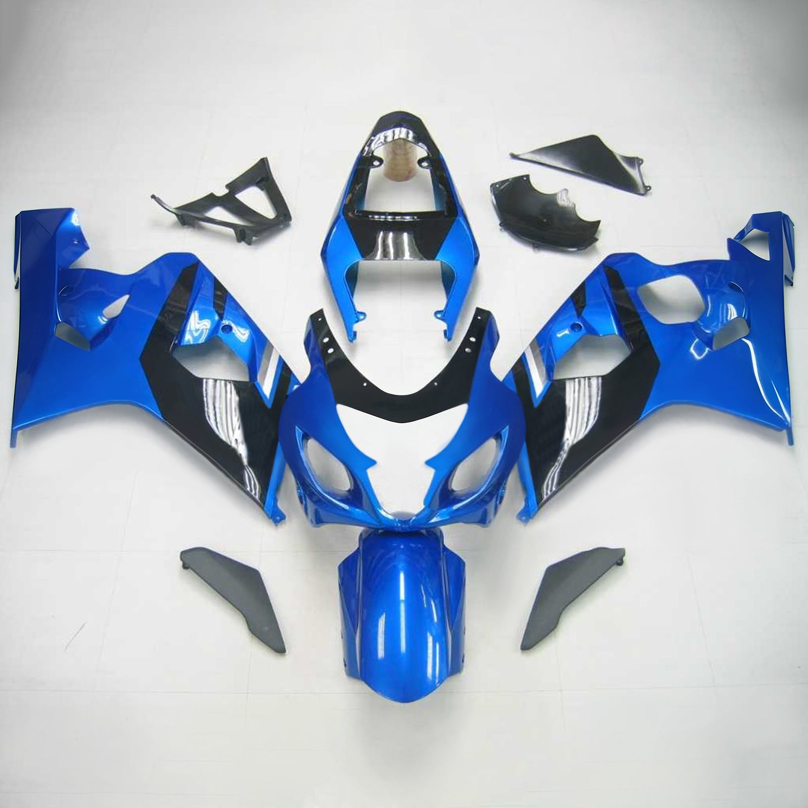 Amotopart Suzuki GSXR 600/750 2004-2005 Kit Carénage Carrosserie Plastique ABS