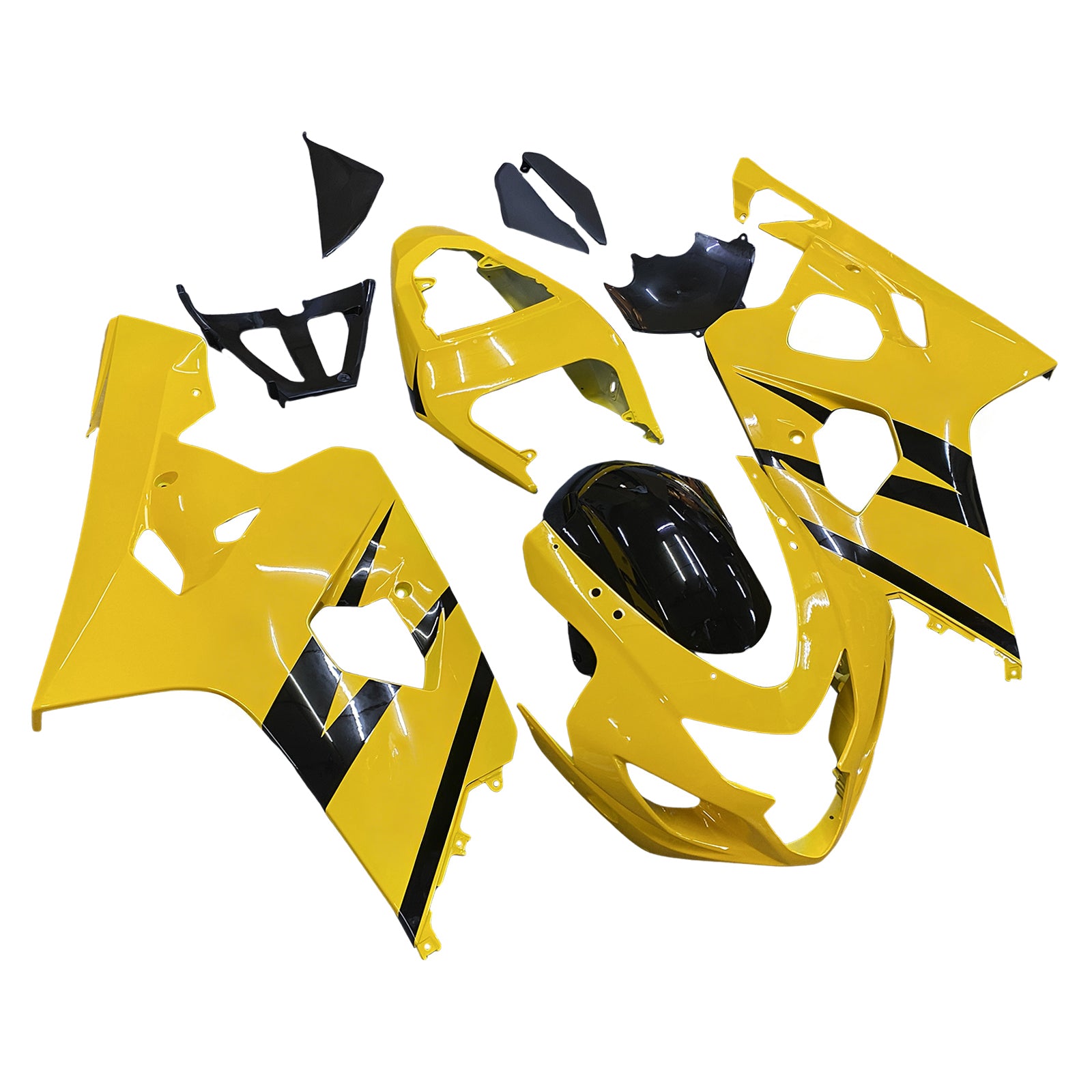 Amotopart Suzuki GSXR 600/750 2004-2005 Kit Carénage Carrosserie Plastique ABS