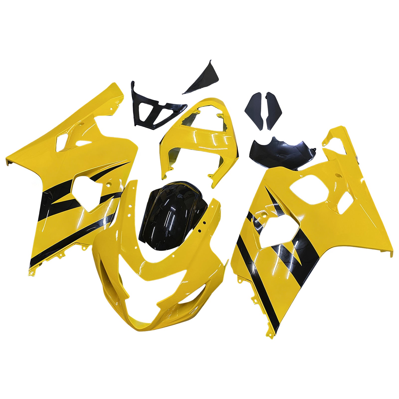 Amotopart Suzuki GSXR 600/750 2004-2005 Kit Carénage Carrosserie Plastique ABS