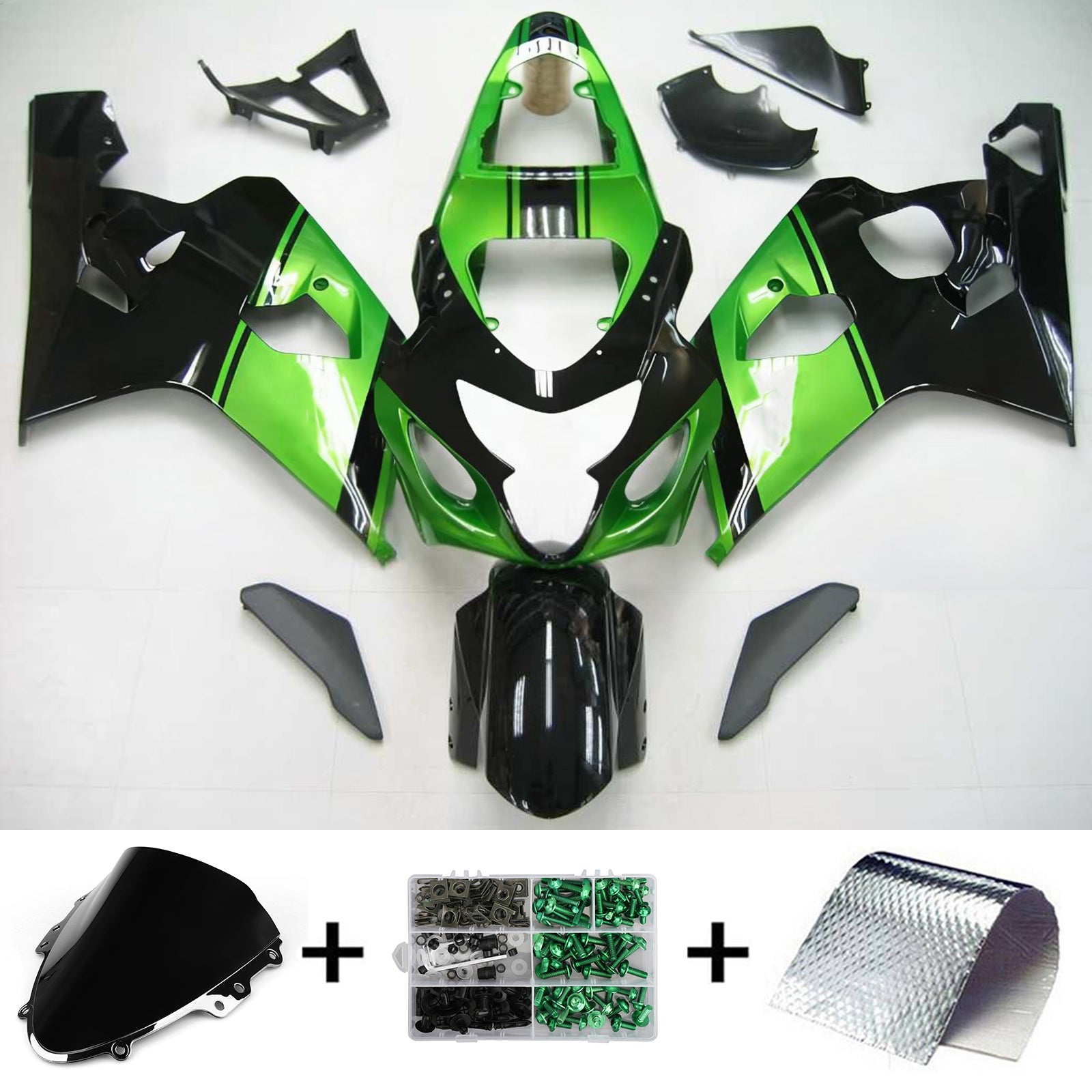 Amotopart Suzuki GSXR 600/750 2004-2005 ABS kunststof carrosseriekuipset