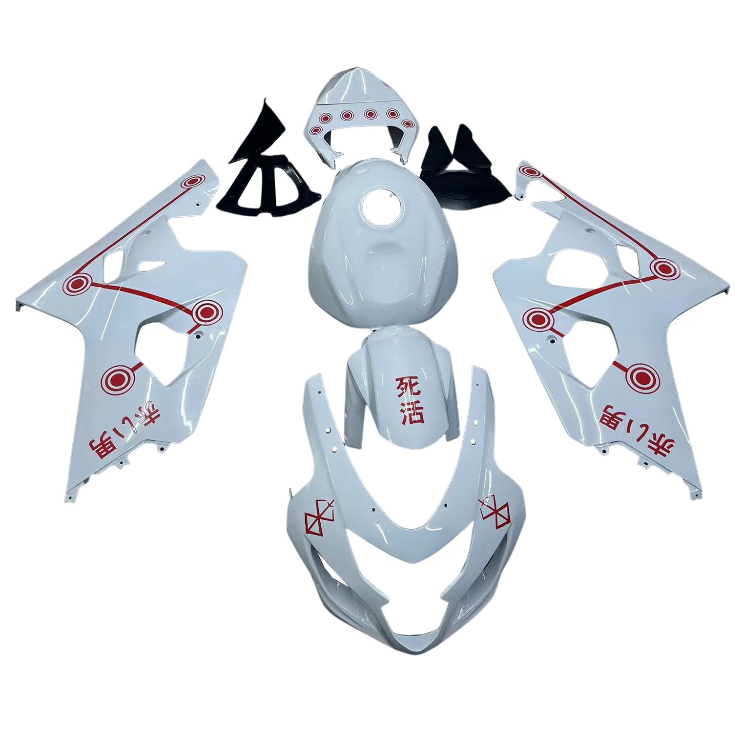 Kit carena iniezione Suzuki GSXR 600/750 K4 2004-2005 Carrozzeria in plastica ABS