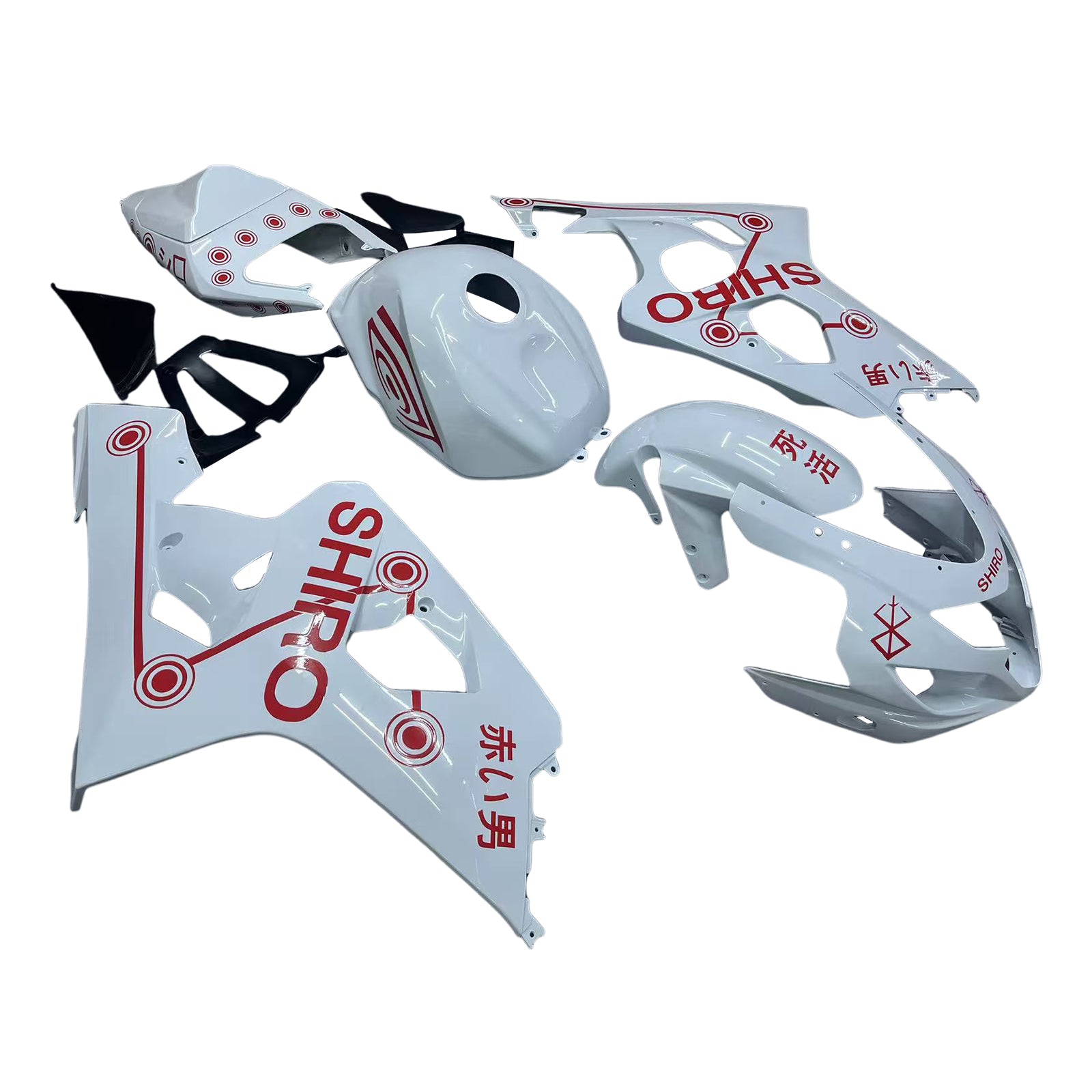 Kit carena iniezione Suzuki GSXR 600/750 K4 2004-2005 Carrozzeria in plastica ABS