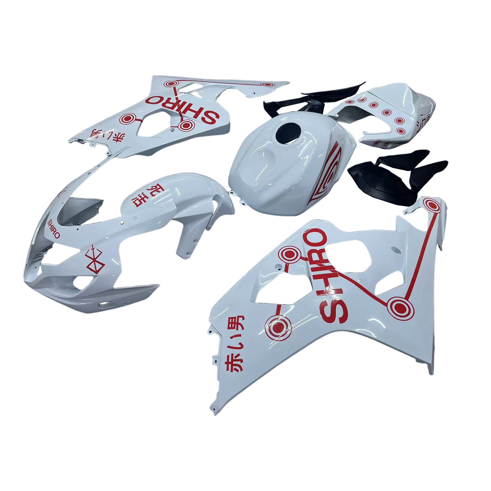 Kit carena iniezione Suzuki GSXR 600/750 K4 2004-2005 Carrozzeria in plastica ABS