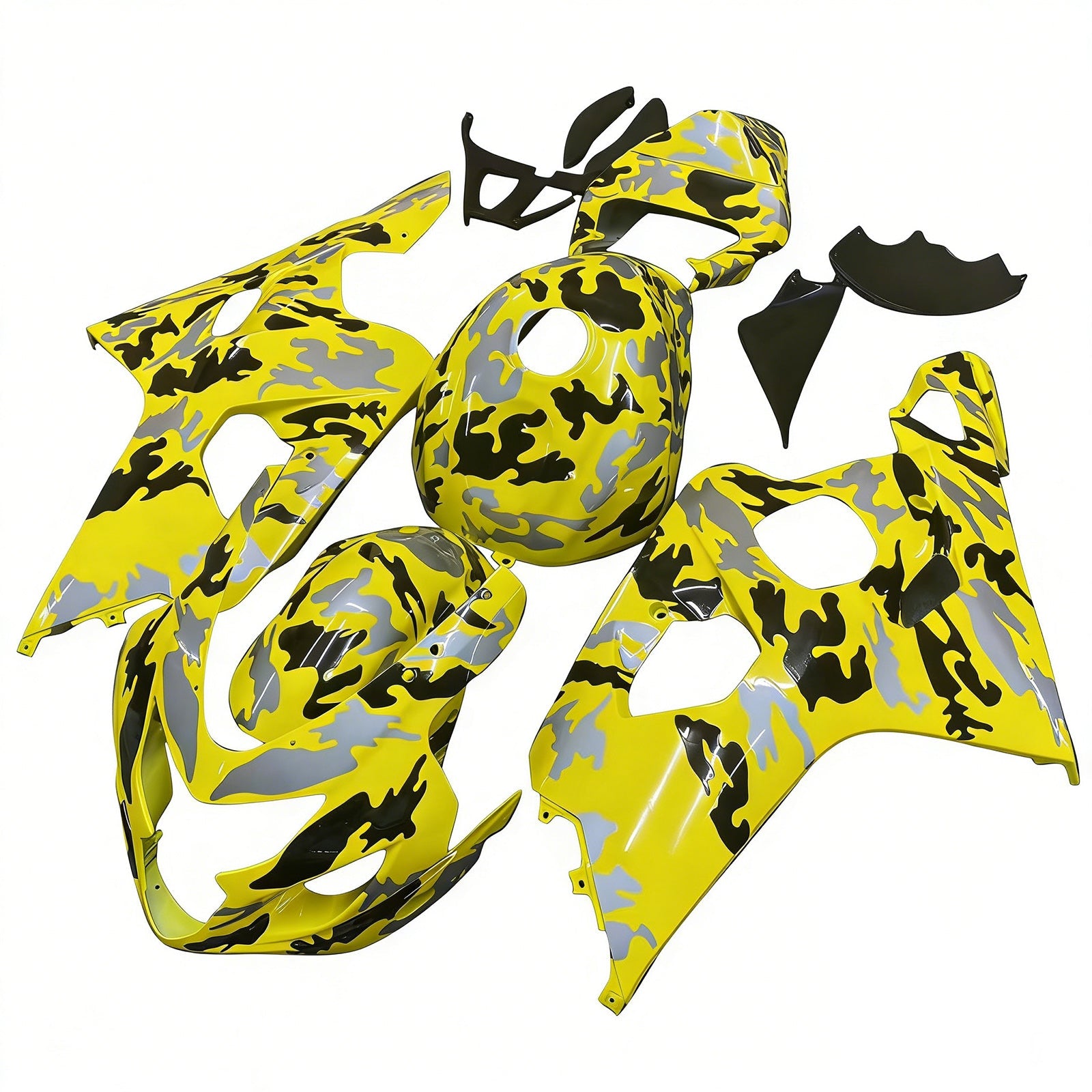 2004-2005 Suzuki GSXR 600/750 K4 Kit de carénage d'injection carrosserie plastique ABS