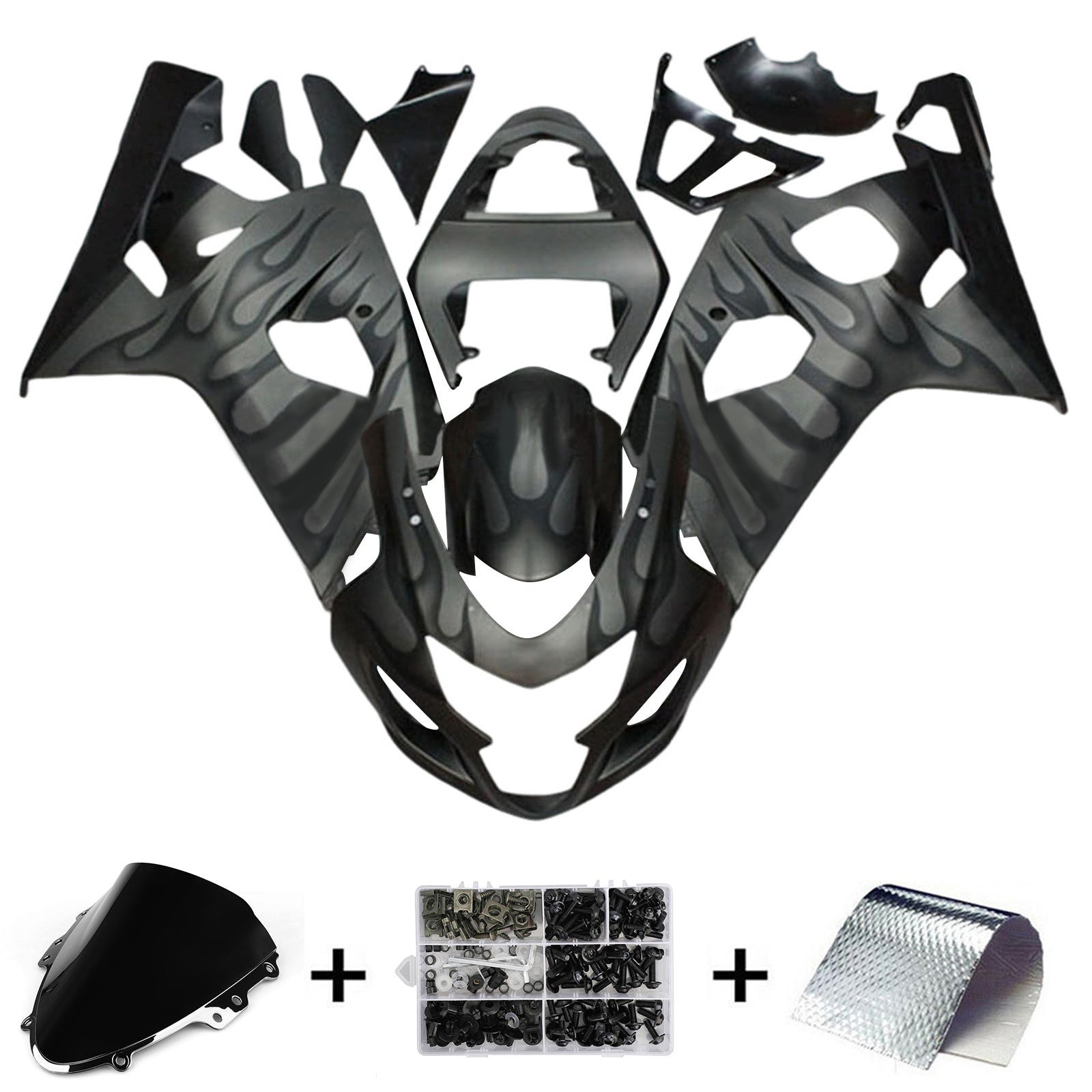 2004-2005 Suzuki GSXR 600/750 k4 Kit di raccordi iniezione di Corberry in plastica in plastica