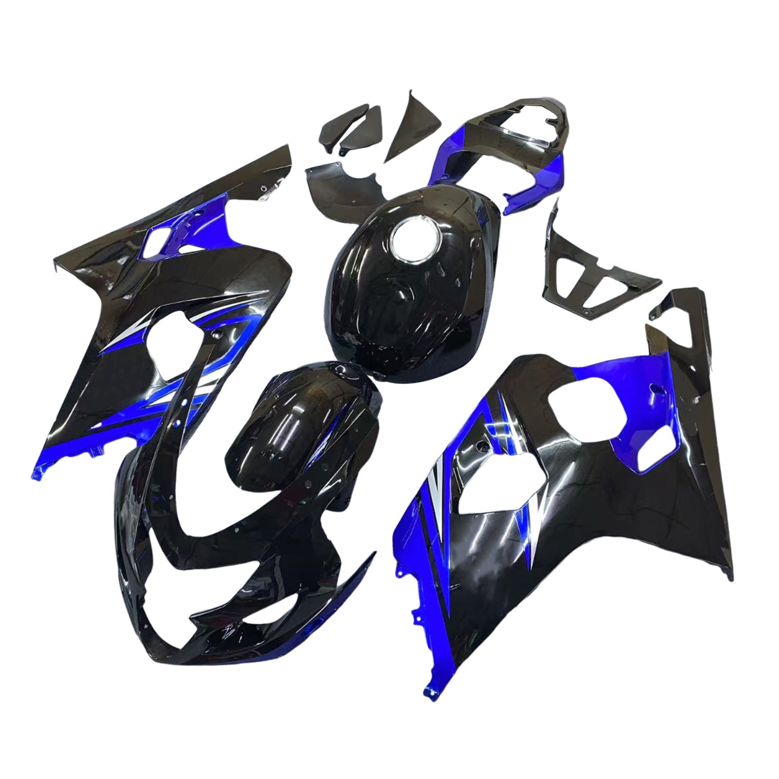 2004-2005 Suzuki GSXR 600/750 K4 Kit de carénage d'injection carrosserie plastique ABS