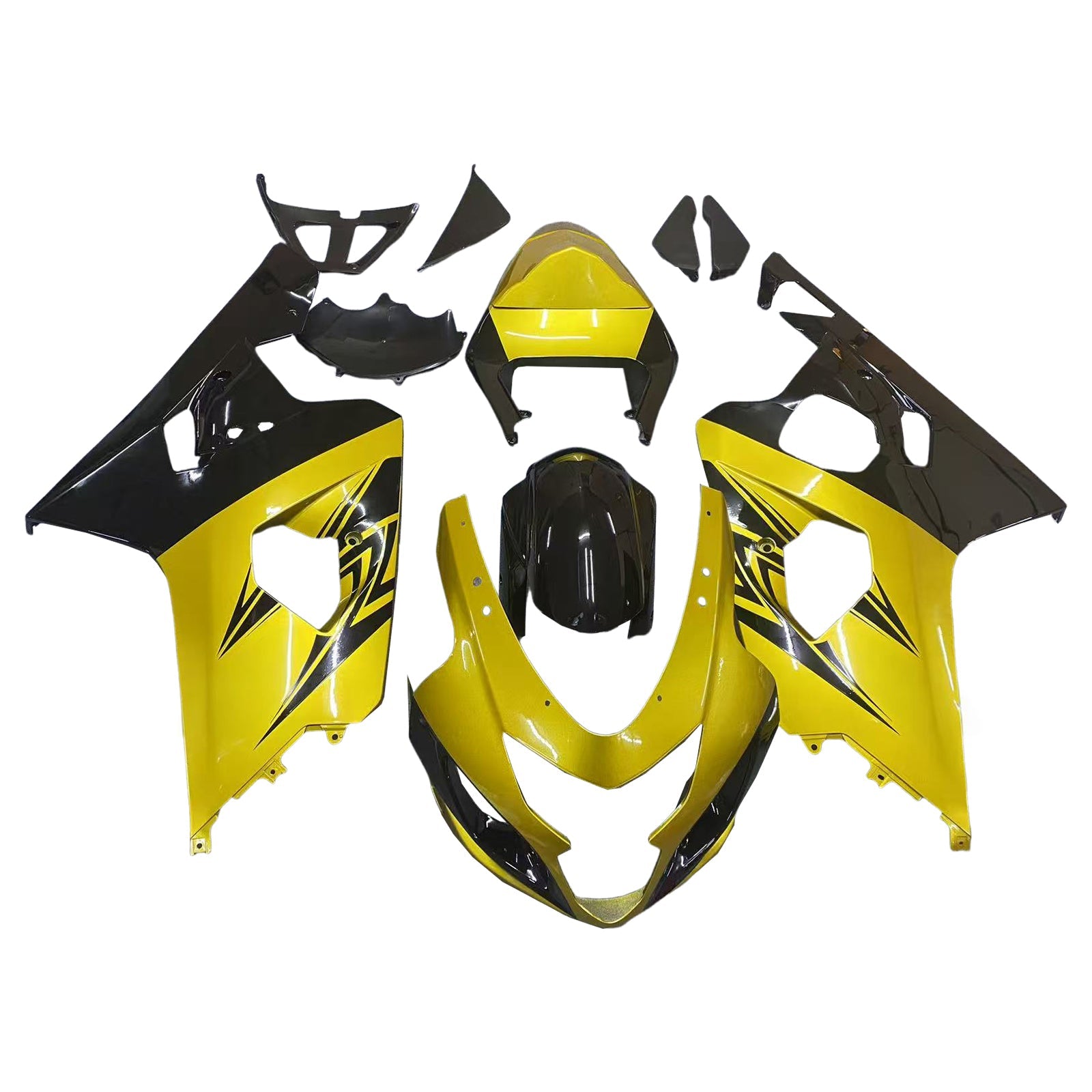 2004-2005 Suzuki GSXR 600/750 K4 Kit de carénage injection de carrosserie en plastique