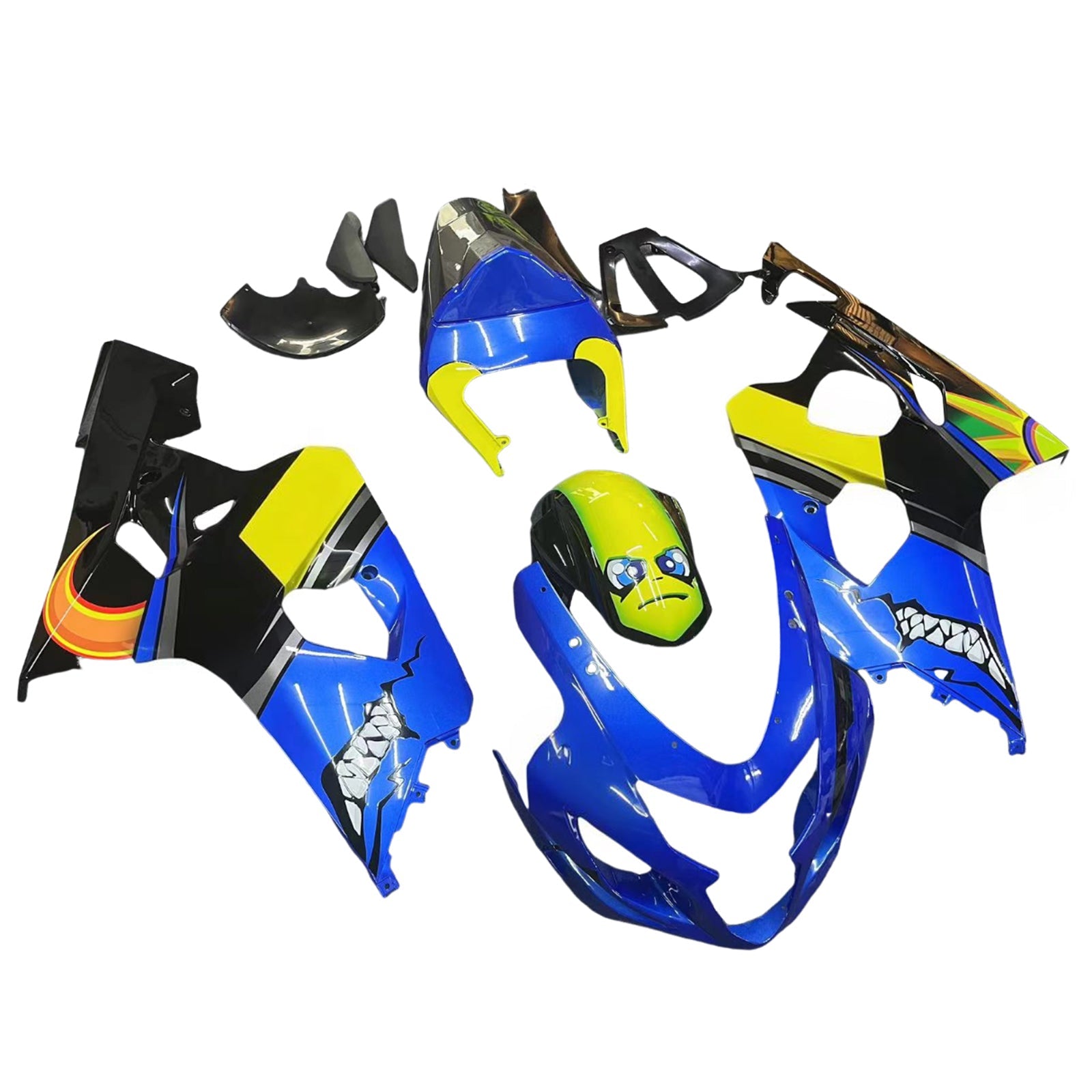 2004-2005 Suzuki GSXR 600/750 K4 FINTING KIT CORBERRY -injektio muovisesti